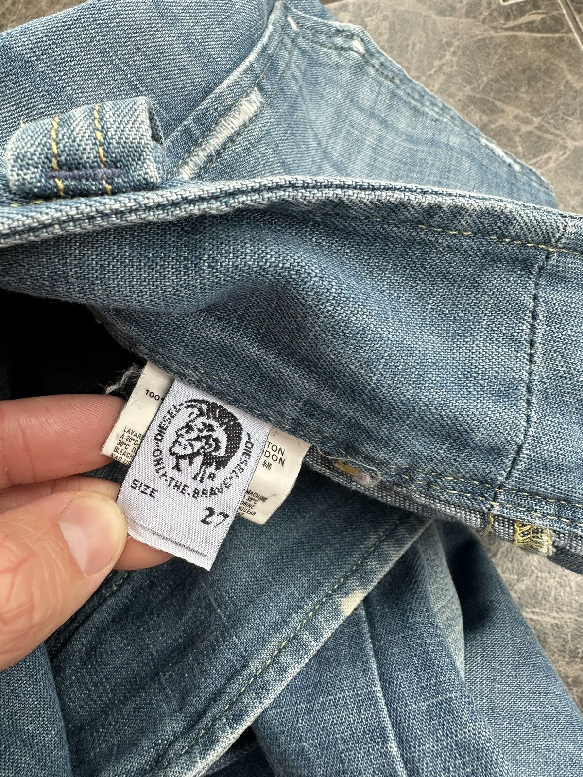 Diesel Vintage Diesel Woman 00s Flared Y2K Jeans Size 30" / US 8 / IT 44 - 9 Thumbnail