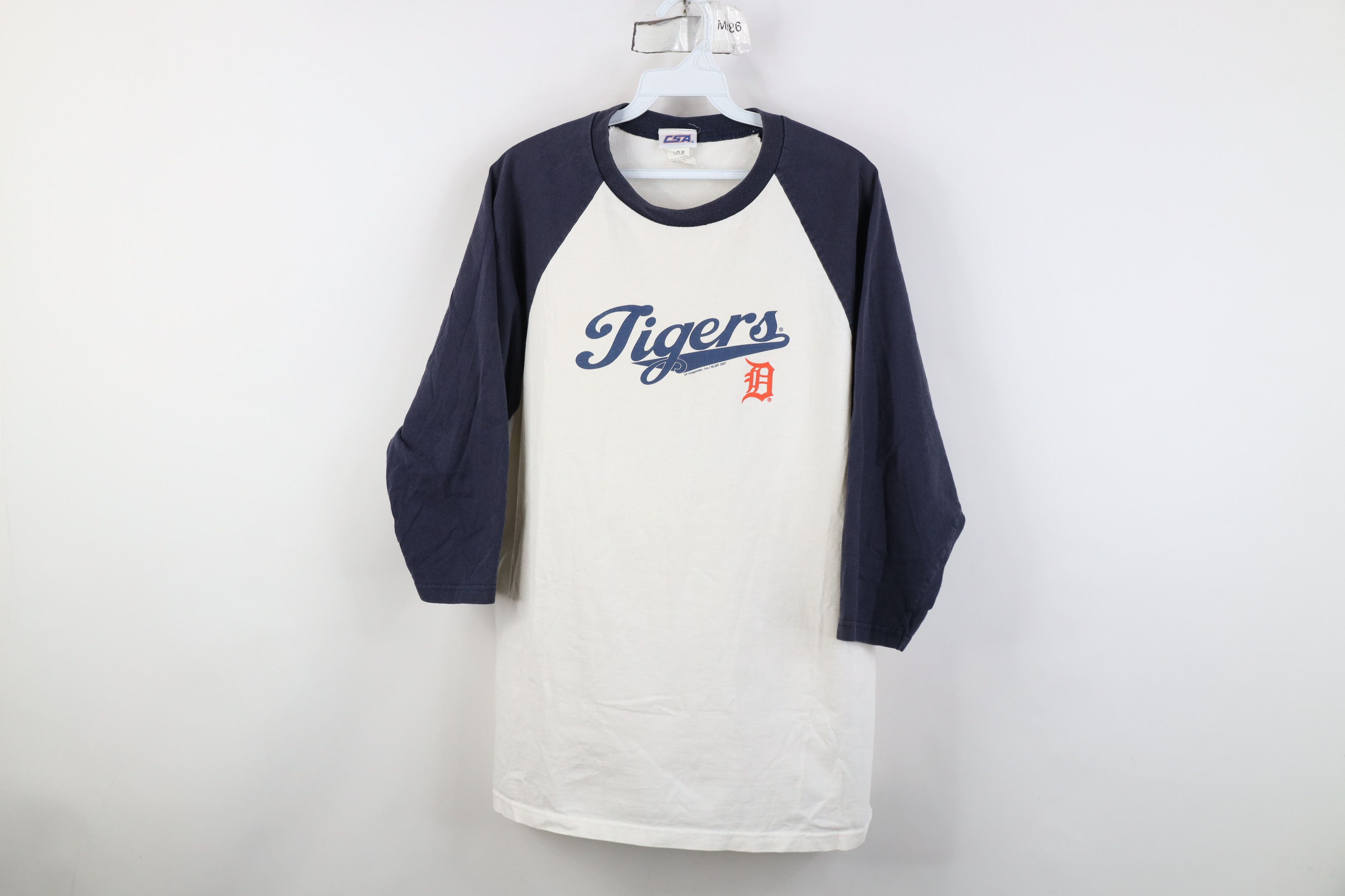 Vintage Vintage Y2K 2007 Tigers Baseball 3/4 Sleeve Raglan T-Shirt Size US L / EU 52-54 / 3 - 1 Thumbnail