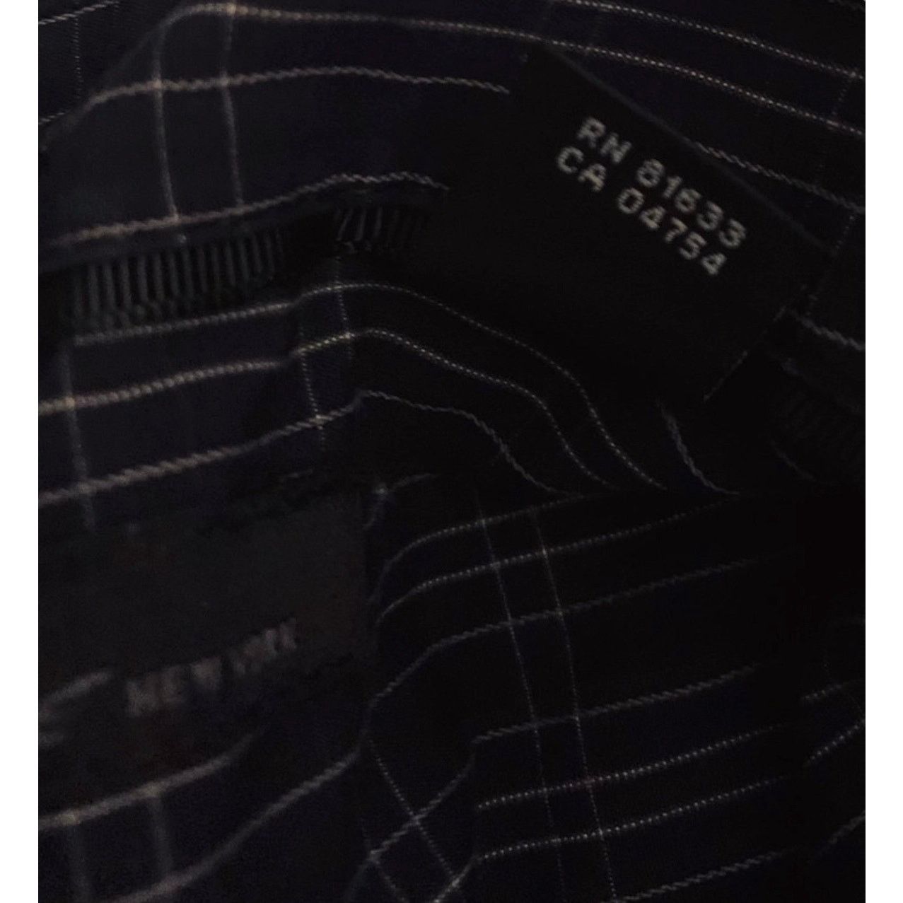 Kenneth Cole Kenneth Cole New York Dress Shirt Long Sleeve - Black & Gray Size US M / EU 48-50 / 2 - 5 Thumbnail