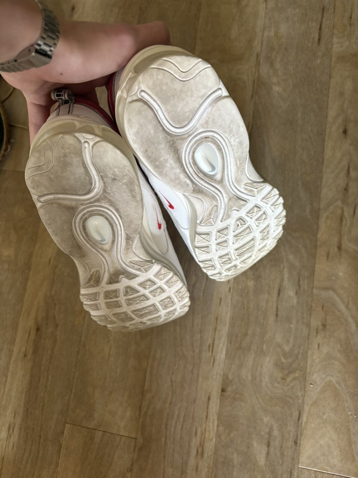 Nike Nike Airmax 97 Red and White Size US 11 / EU 44 - 3 Thumbnail