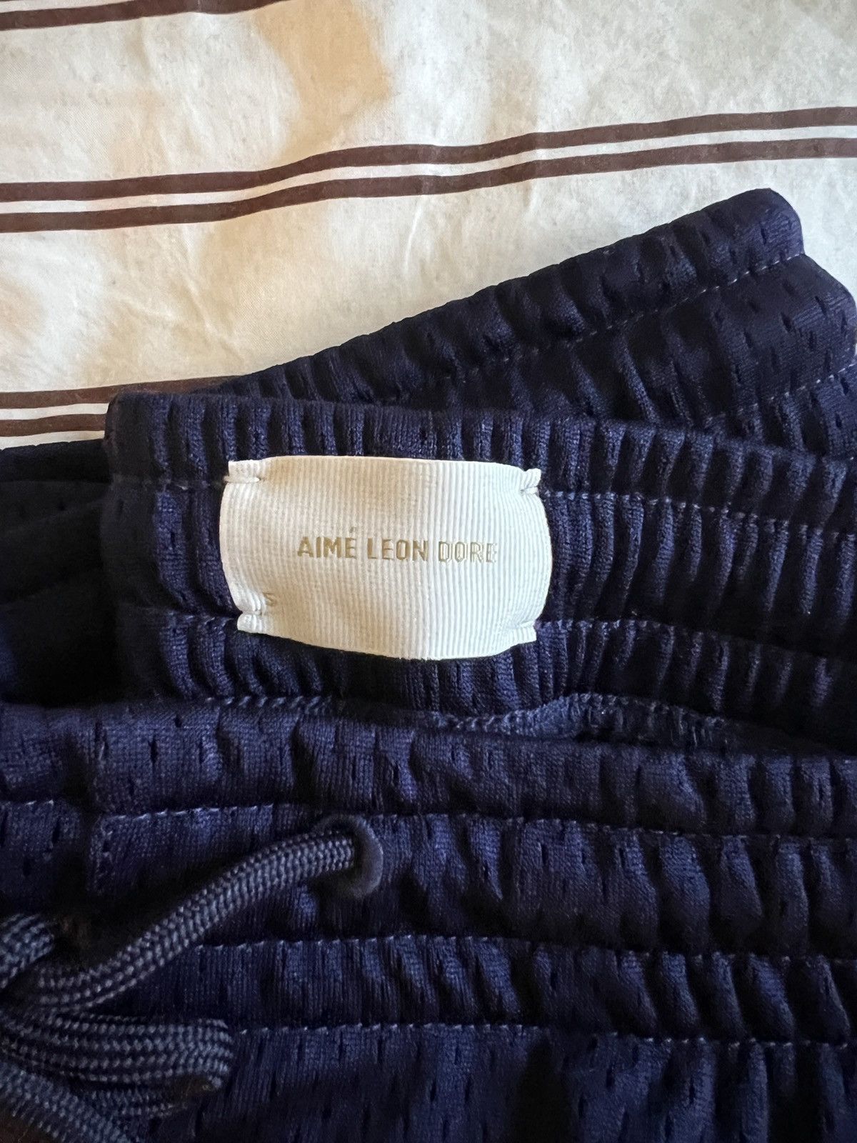 Aime Leon Dore Aime Leon Dore Logo Gym Short Evening Blue - Small Size US 29 - 3 Thumbnail