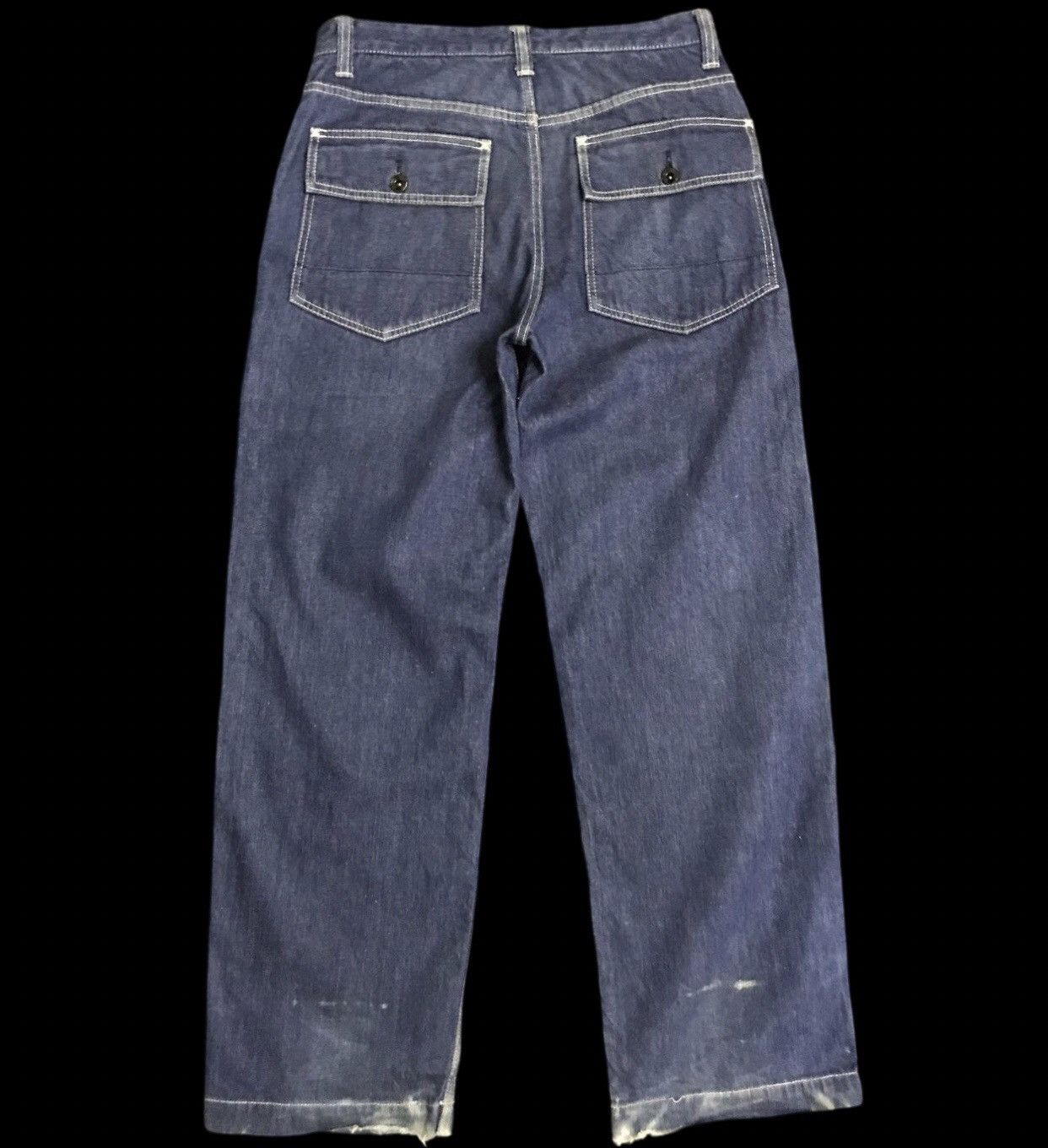 Japanese Brand D132 DEVOTION STUDIOS RedLine Military Baker Jeans Size US 32 / EU 48 - 2 Thumbnail