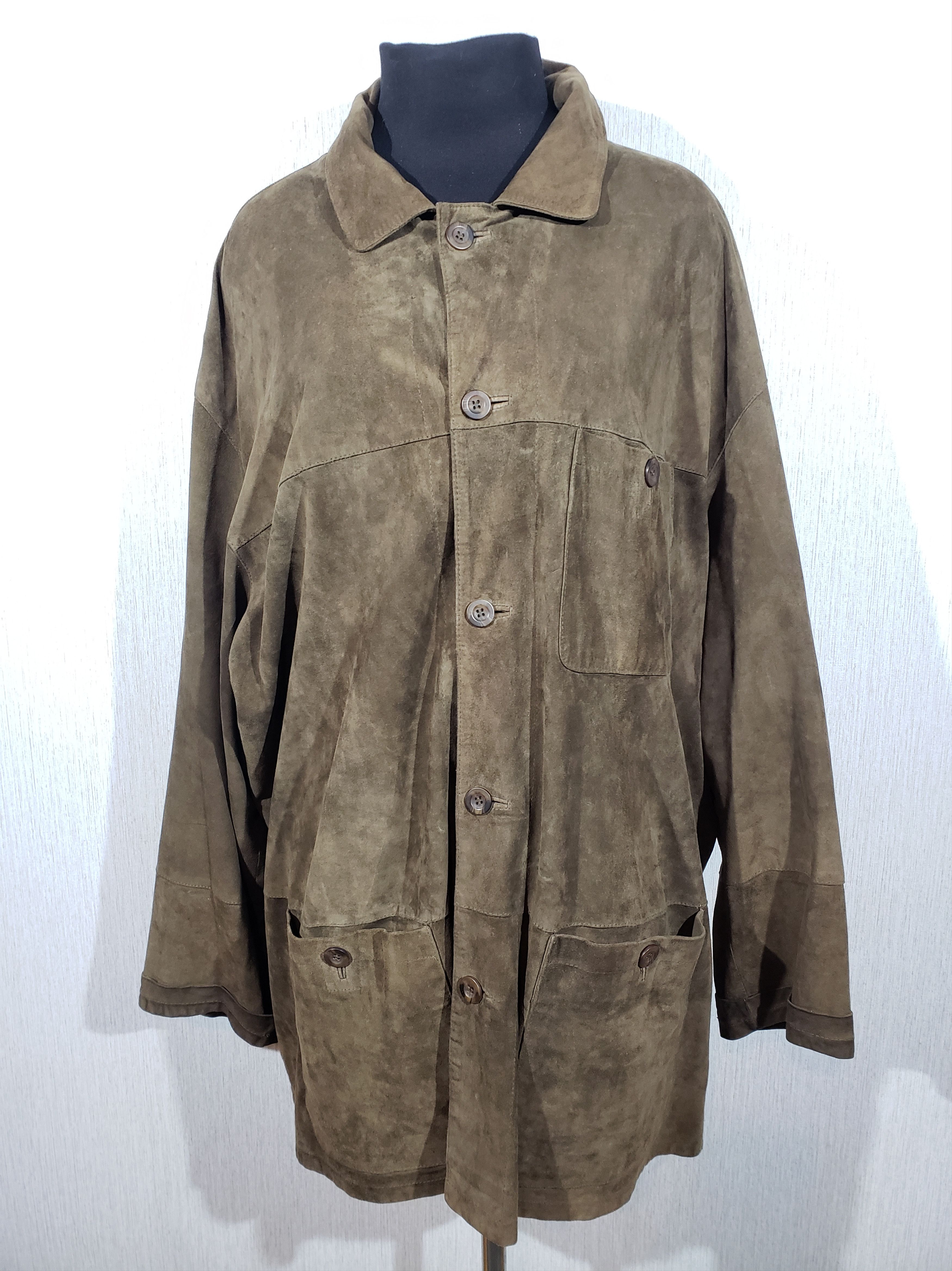 Other Brown suede men's shirt. Size US XXL / EU 58 / 5 - 1 Thumbnail