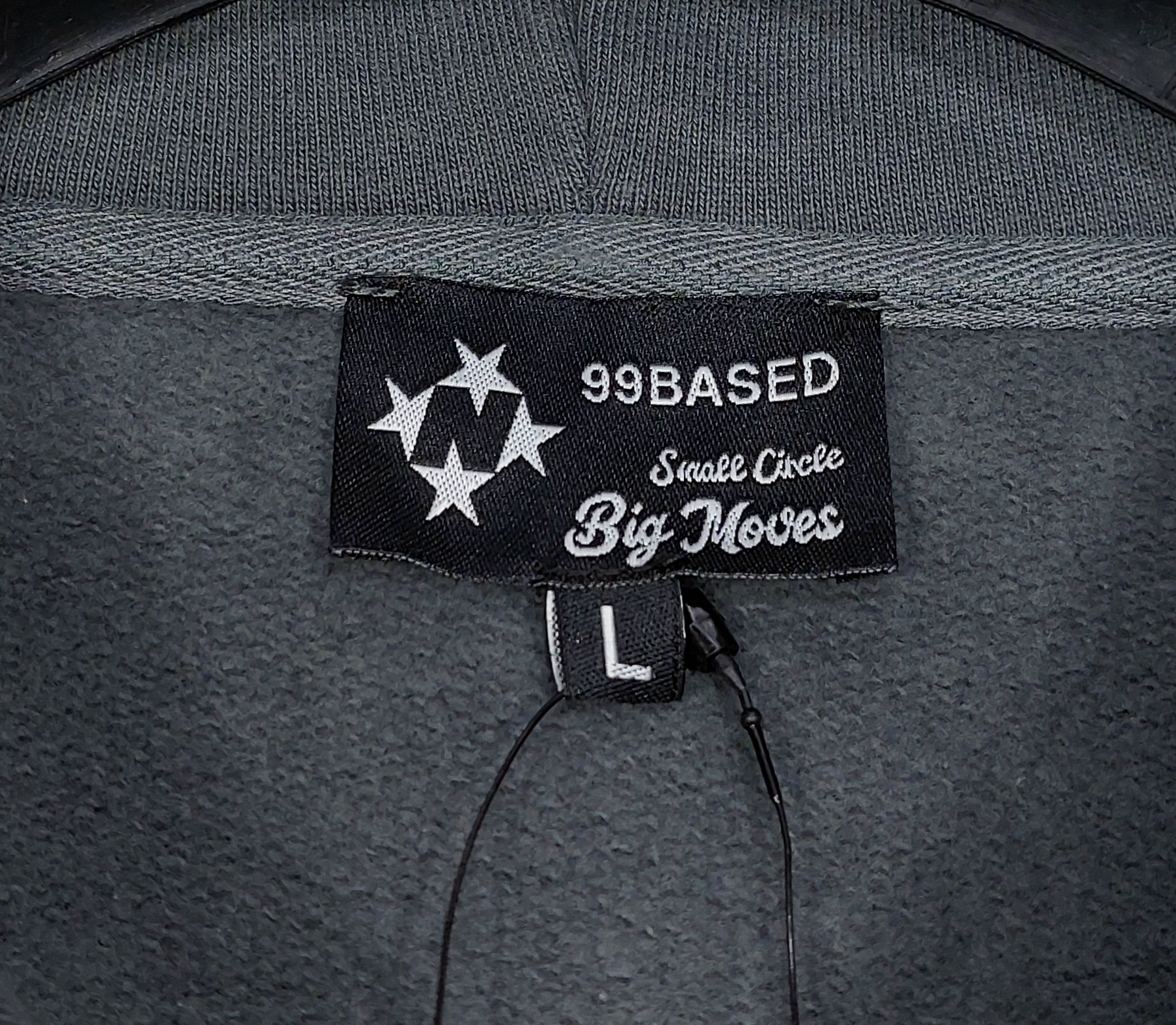 Other 99BASED star monogram zip hoodie - dark grey L Size US L / EU 52-54 / 3 - 3 Thumbnail