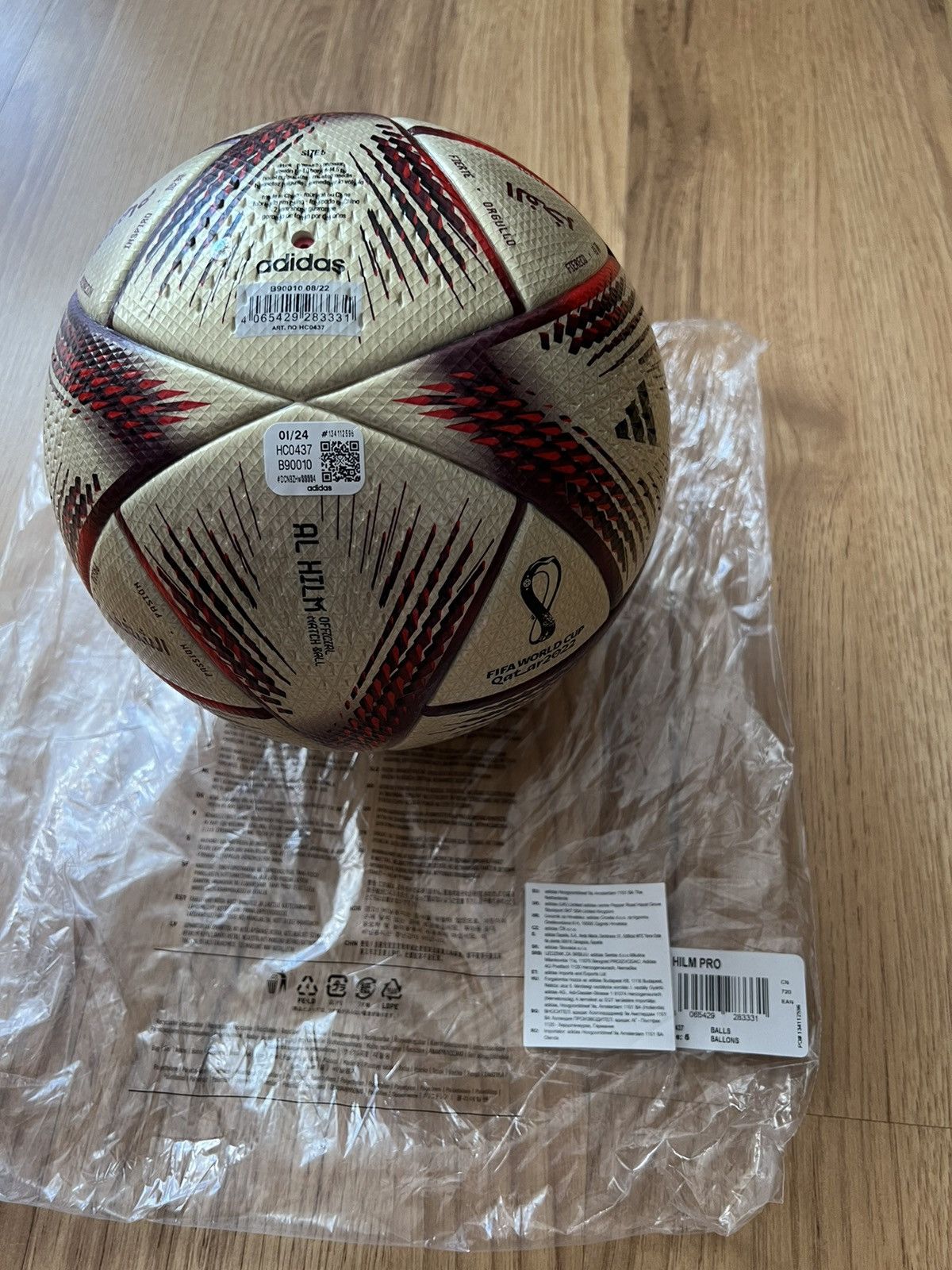Adidas Soccer match ball Adidas Al-Hilm Finale Qatar OMB 22/23 Size ONE SIZE - 4 Thumbnail