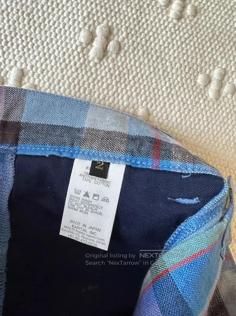Kapital Kapital Plaid Casual Linen Shorts Size US 30 / EU 46 - 6 Thumbnail