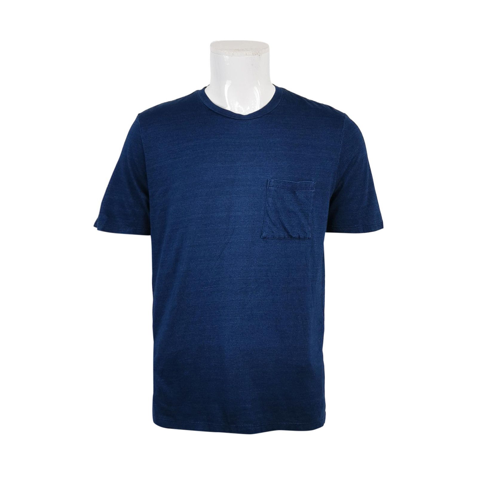 Theory Theory Indigo Cotton Modal Pocket T-Shirt Size L Size US L / EU 52-54 / 3 - 1 Thumbnail