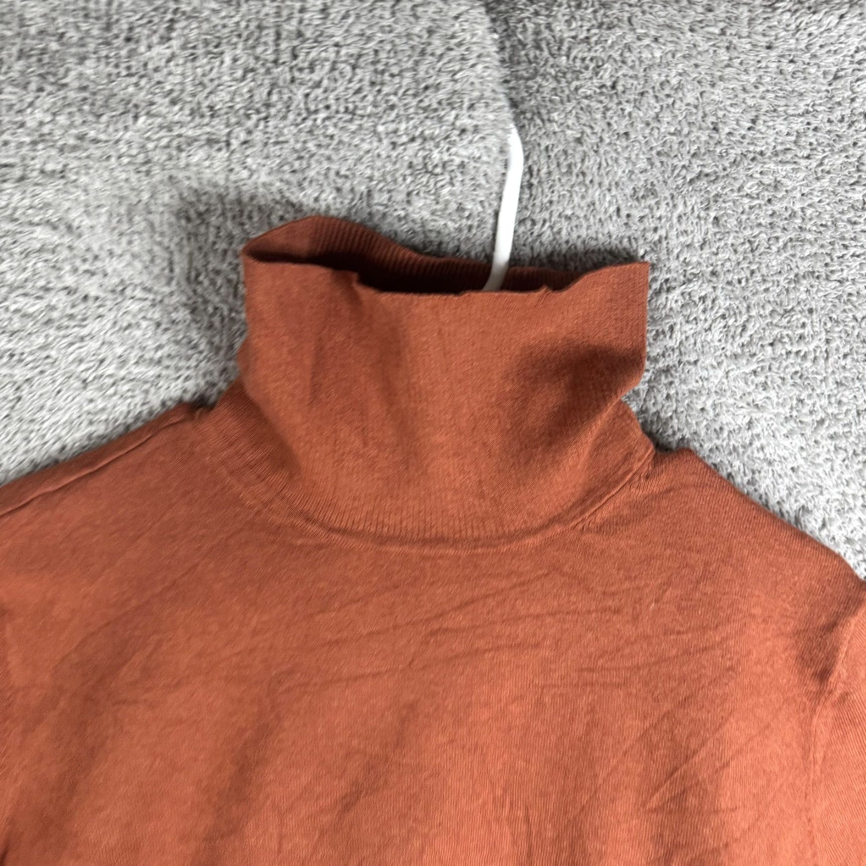 Duluth Trading Company Duluth Trading Co Sweater Womens XL Orange Turtleneck Knit Pullover Shiftless Size XL / US 12-14 / IT 48-50 - 6 Thumbnail