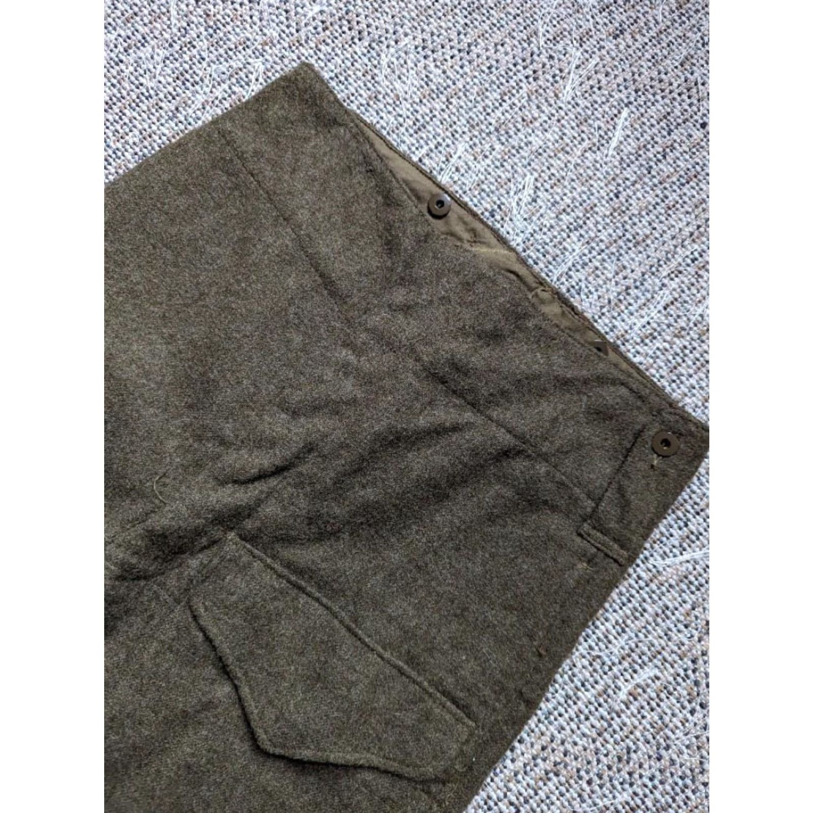 Vintage VINTAGE USMC Wool Pants 32x32 Green Serge Military Men Pants 32x32 WW2 Korea US Army Mens Shoes? Size US 32 / EU 48 - 4 Thumbnail