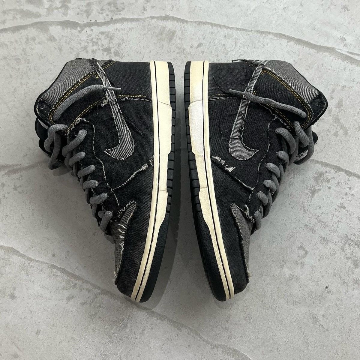 Nike Nike Dunk High CL Black Denim Size US 10.5 / EU 43-44 - 2 Thumbnail