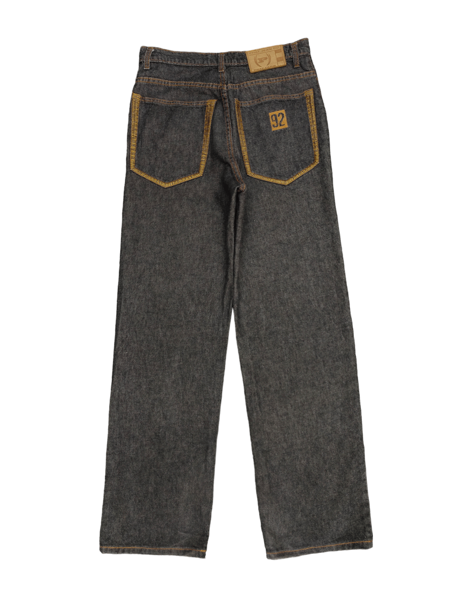 Phat Farm Baggy Jeans Phat Farm Embroidered Spell Out Denim Wide Leg Size US 30 / EU 46 - 10 Thumbnail