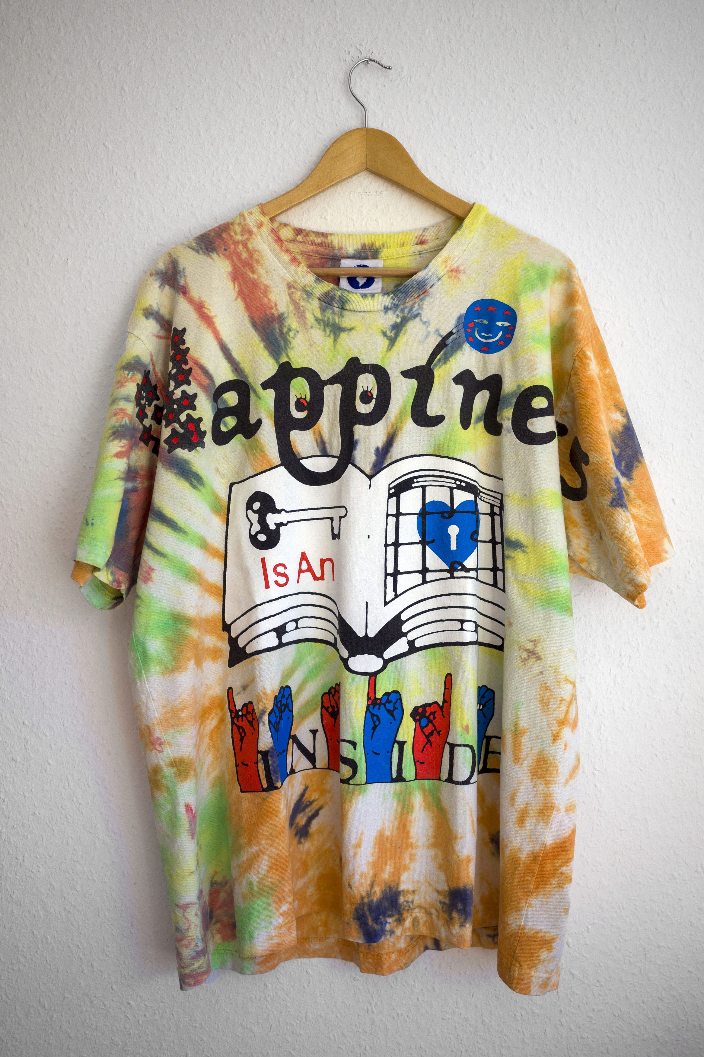 Online Ceramics Happiness is an Inside Job Tie-dye t-shirt Size US XL / EU 56 / 4 - 1 Thumbnail