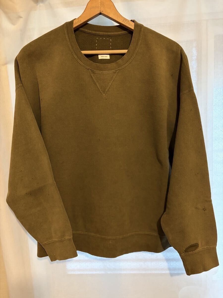 Visvim VISVIM 25FW SB Olive Green Sweatshirt Size US XL / EU 56 / 4 - 1 Thumbnail