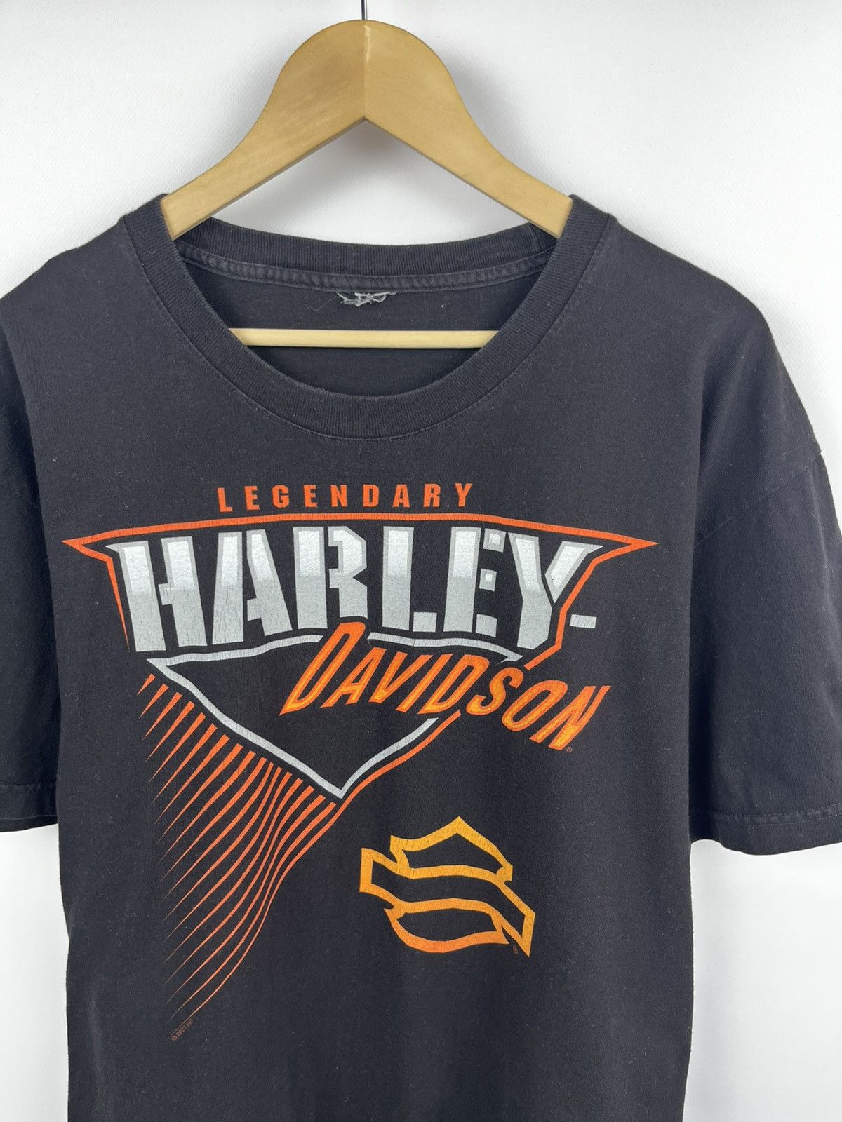 Harley Davidson Harley Davidson big logo t shirt vintage Size US L / EU 52-54 / 3 - 2 Thumbnail