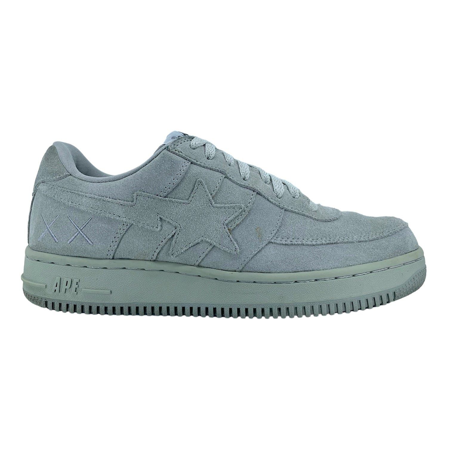 x Kaws Bapesta Low Gray