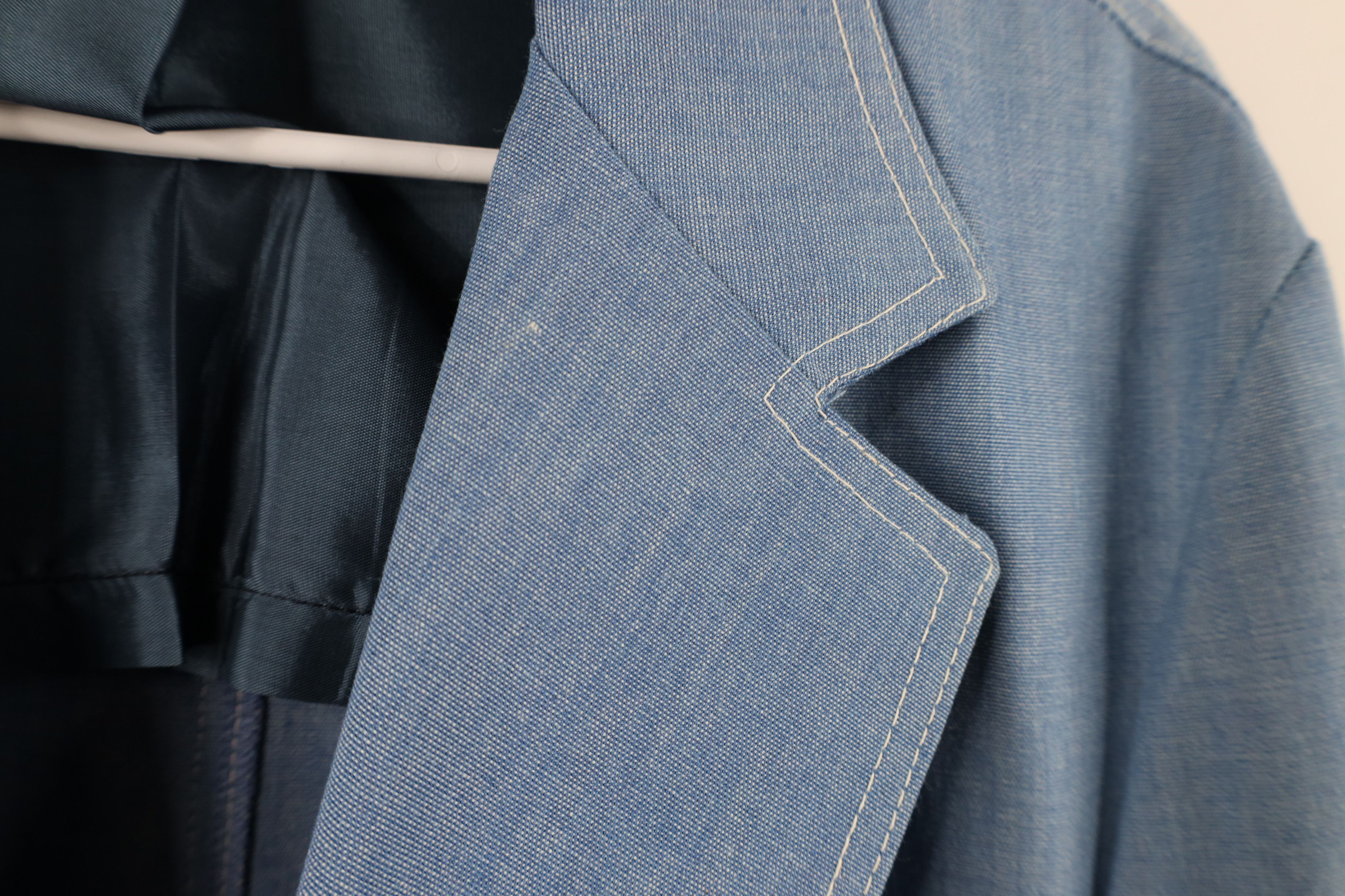 Vintage Vintage 70s Streetwear Denim 2 Button Suit Coat Jacket USA Size US L / EU 52-54 / 3 - 6 Thumbnail