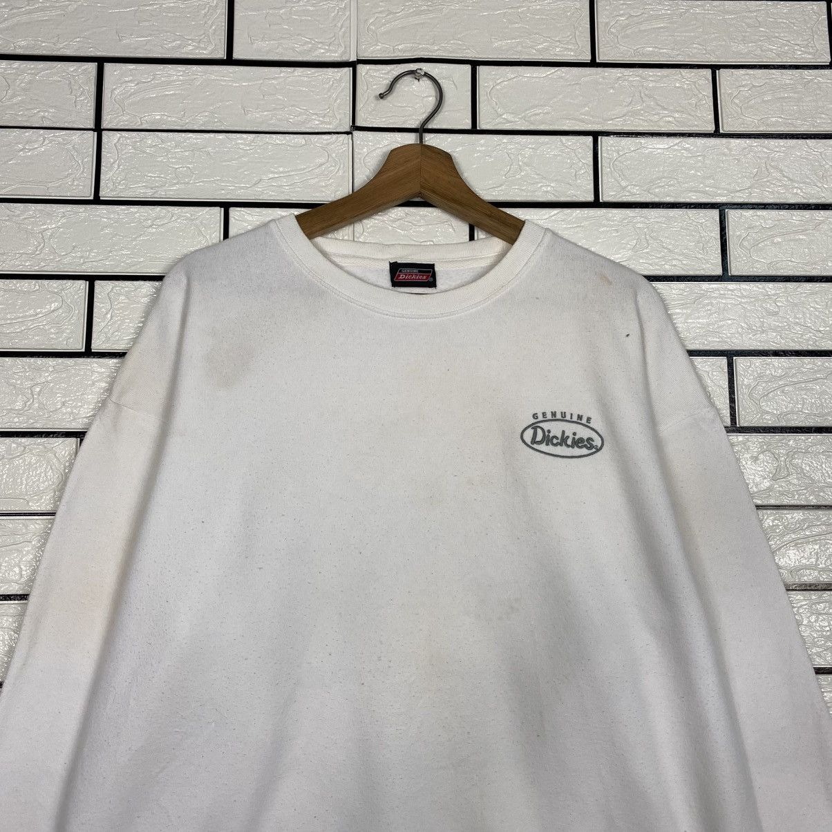 Japanese Brand 📌Vintage Chore Sweatshirt Genuine Dickies Big Logo Size US L / EU 52-54 / 3 - 4 Thumbnail