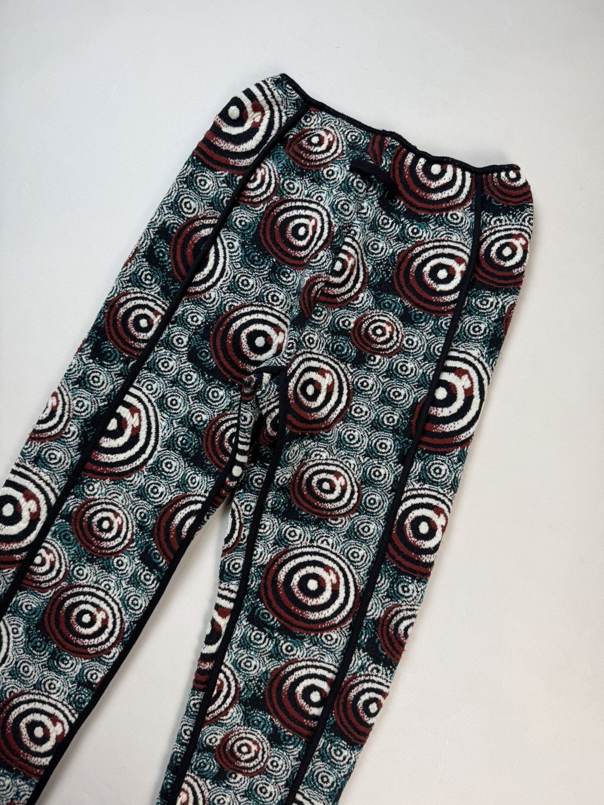 Jean Paul Gaultier Gaultier FW1996 Vintage OP Print Spiral Wool Pants Trousers Size 30" / US 8 / IT 44 - 18 Thumbnail