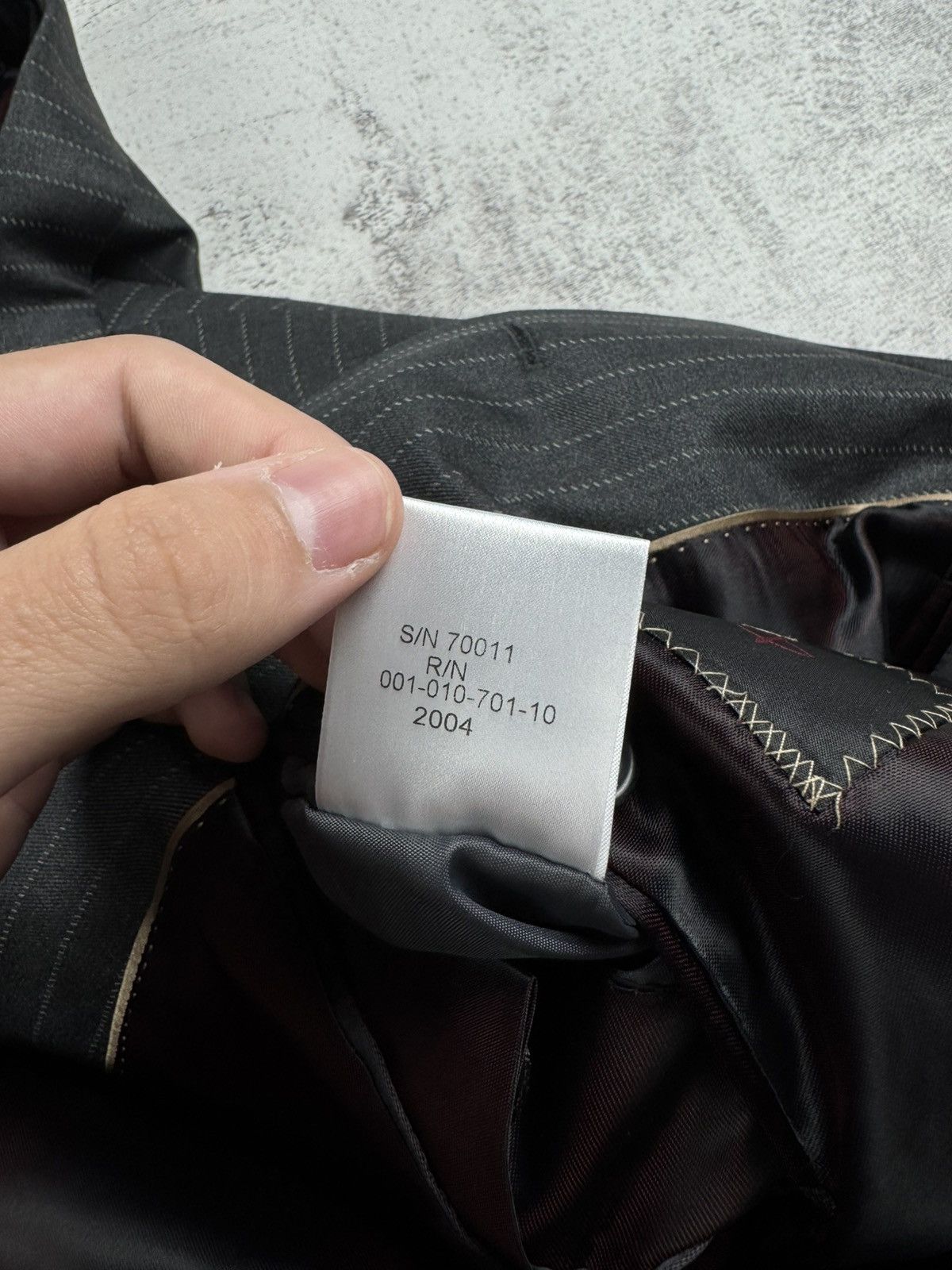 Chester Barrie Chester Barrie Striped Wool 38/96 cm Size Classic Blazer Jacket Trousers Suit Size 38S - 13 Thumbnail
