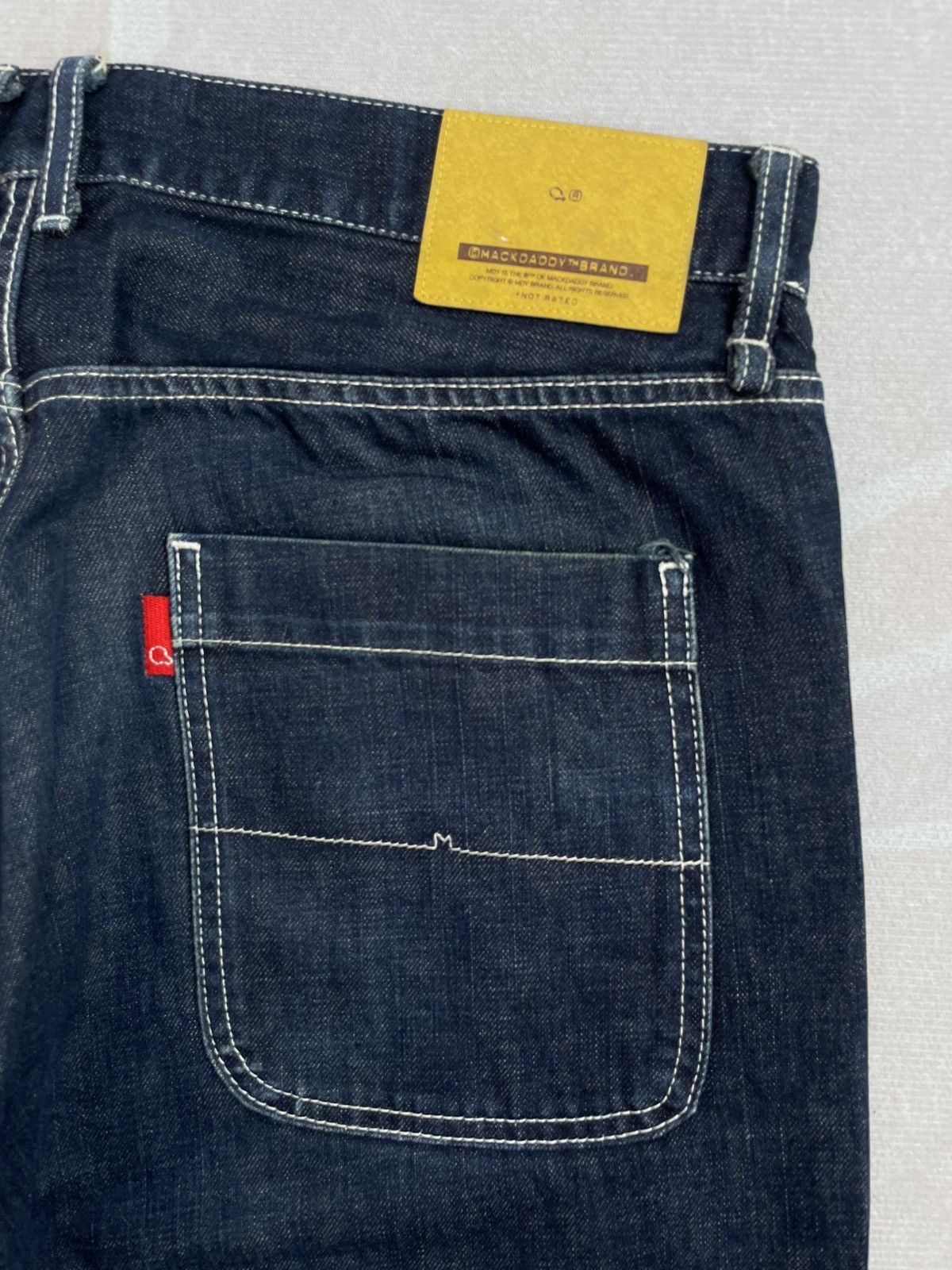 Japanese Brand MACKDADDY FLIP POCKET JEANS Size US 35 - 13 Thumbnail