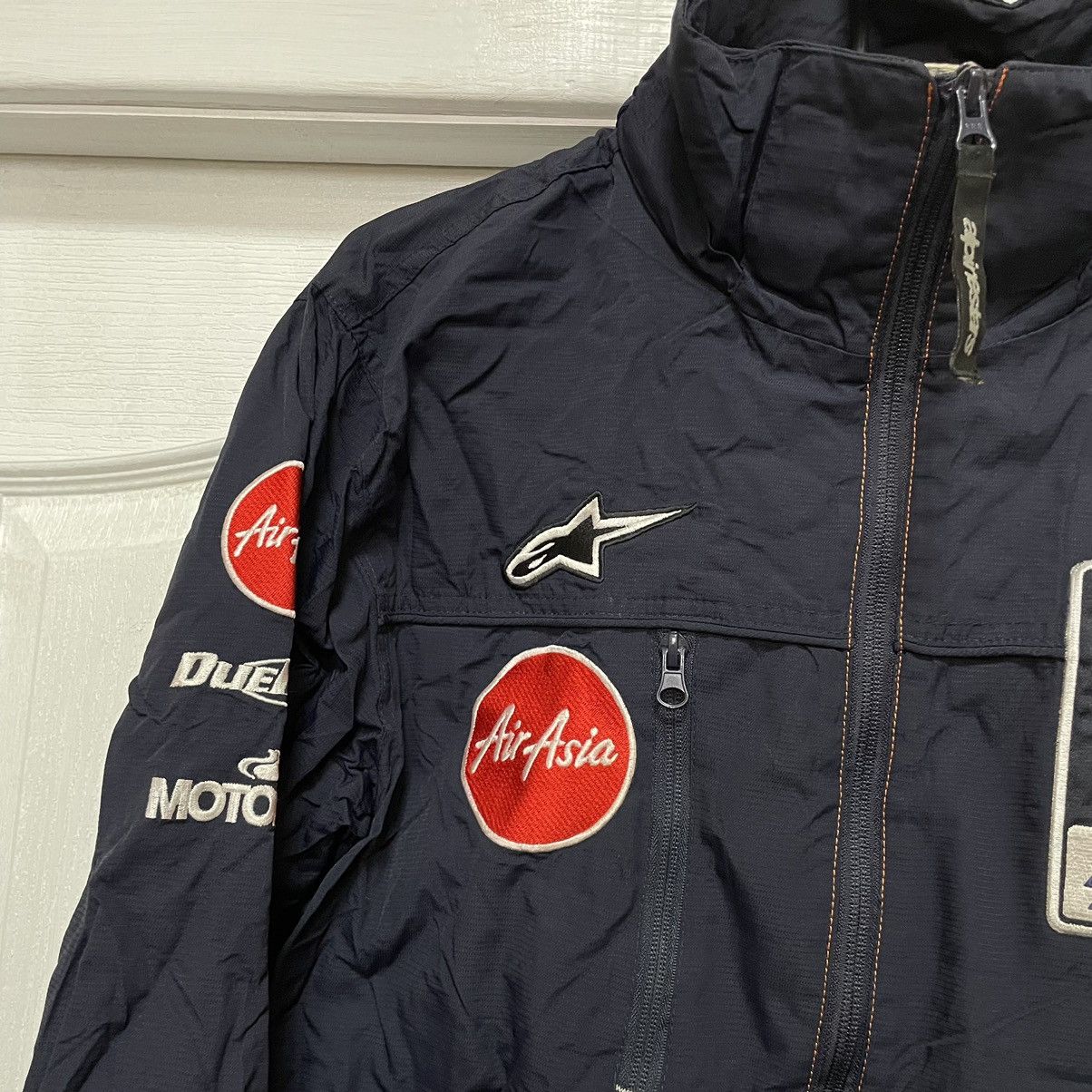 Red Bull × Vintage Vintage Red Bull Racing moto Jacket alpine bomber dunlop asi Size US L / EU 52-54 / 3 - 3 Thumbnail