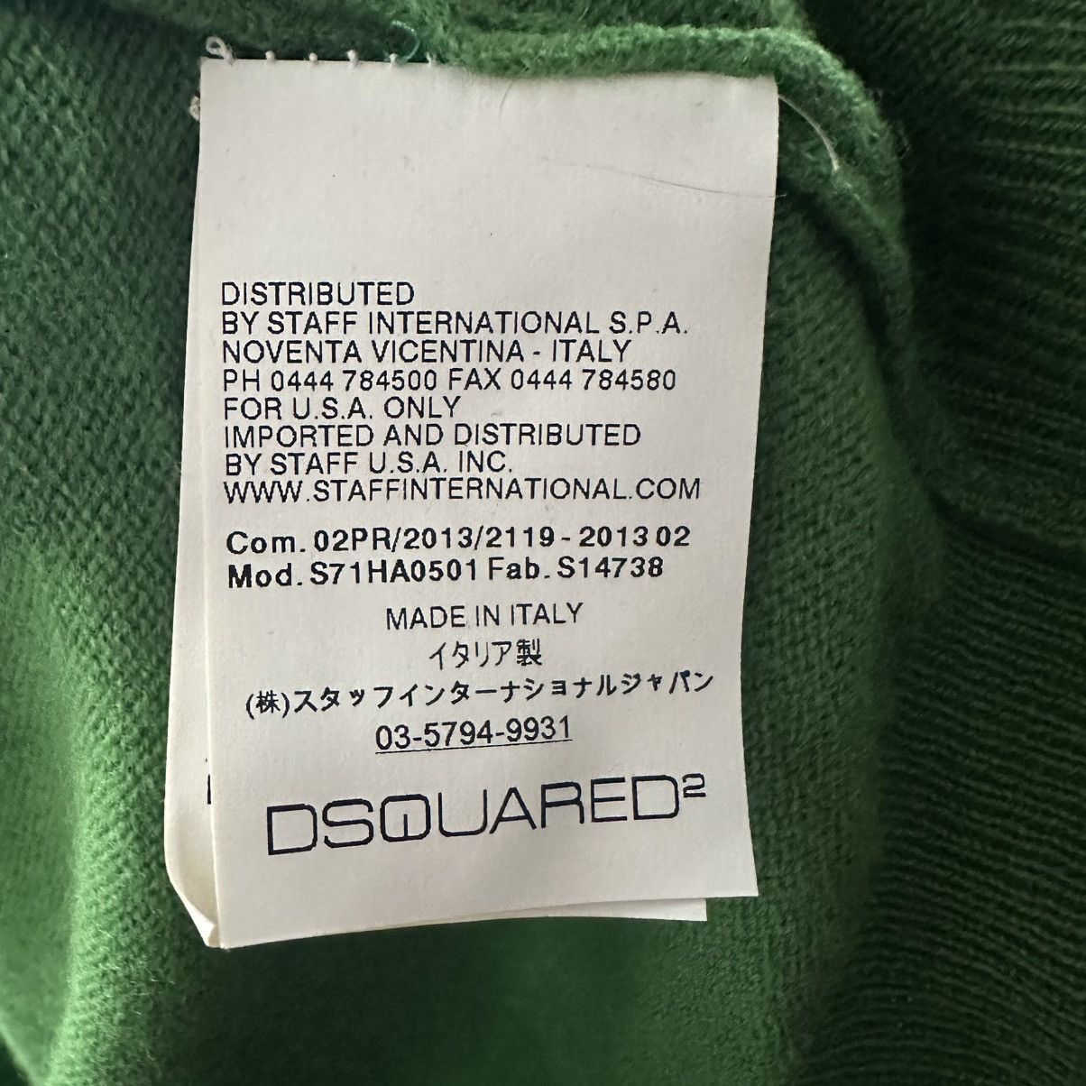 Dsquared2 Men’s Wool Cardigan Dsquared 2 Size S Size US S / EU 44-46 / 1 - 11 Thumbnail