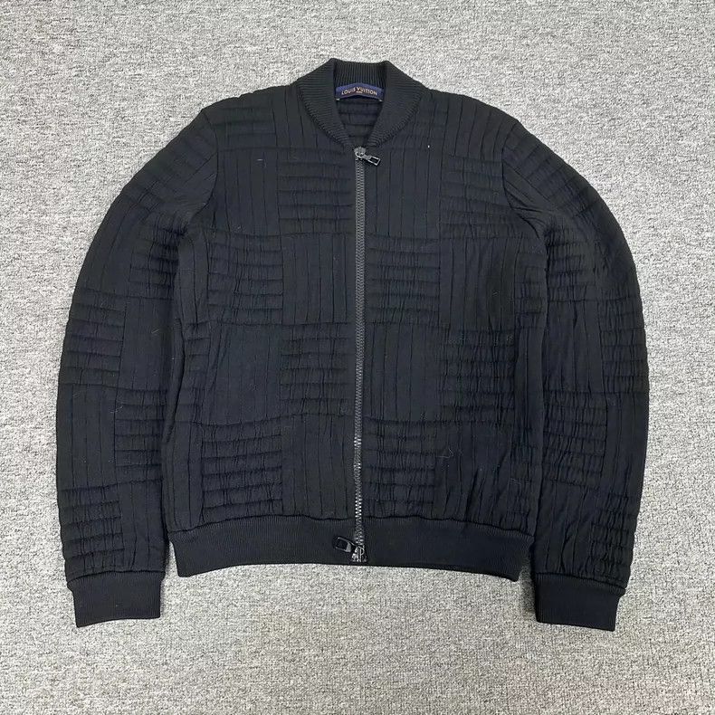 Louis Vuitton Louis Vuitton Checkerboard wool baseball jacket 2505-Nextar Size US S / EU 44-46 / 1 - 1 Thumbnail