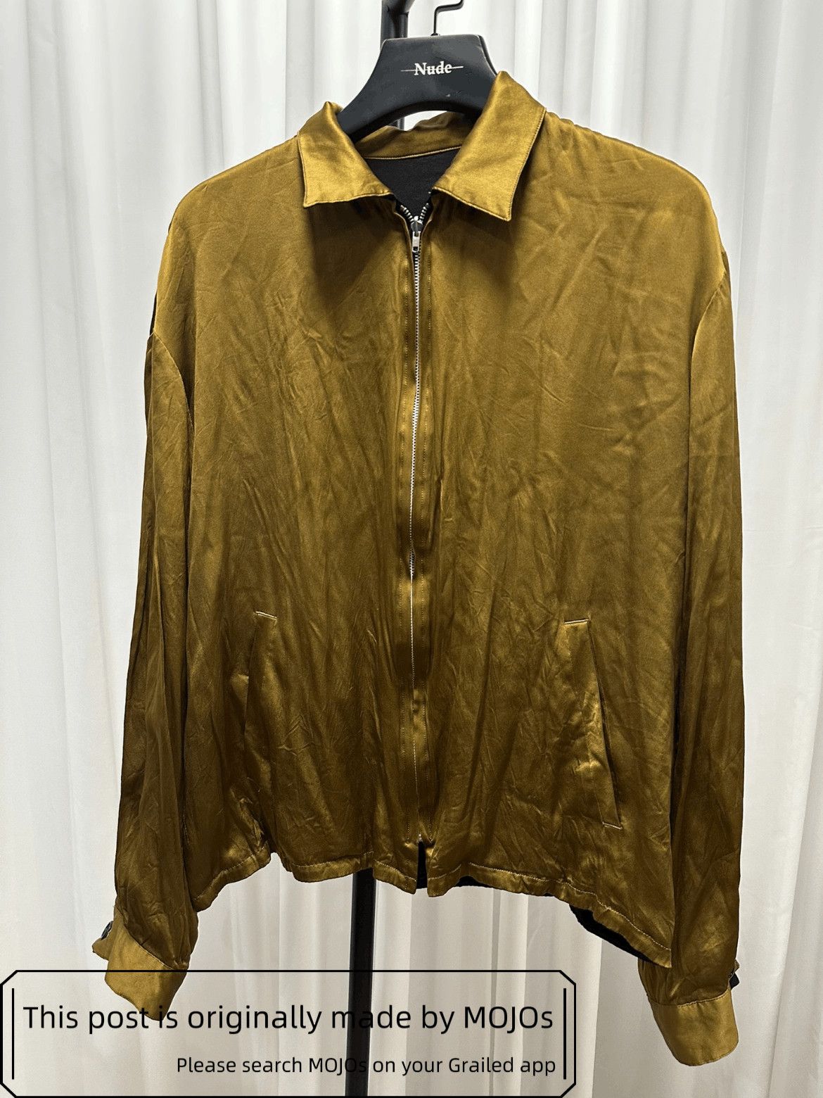 Yohji Yamamoto Yohji Yamamoto Y's 80S Stitches Satin Jacket Size US L / EU 52-54 / 3 - 5 Thumbnail