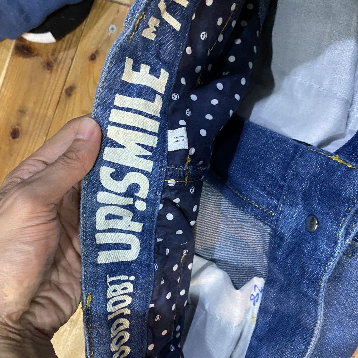 Japanese Brand 🔥Steals 🔥 RARE UP! SMILE JAPAN denim jeans Size US 32 / EU 48 - 19 Thumbnail