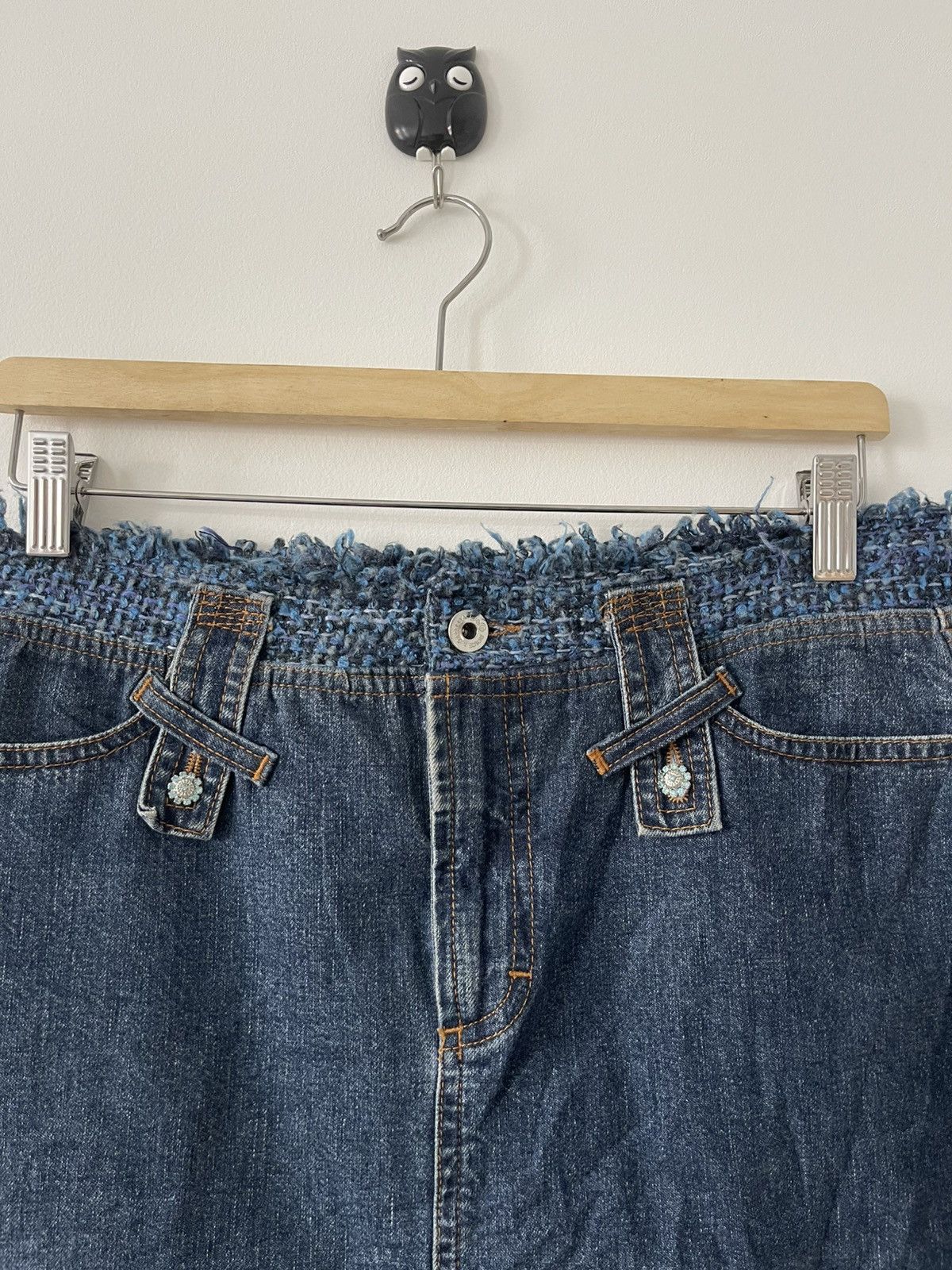 Dolce & Gabbana Rare Vintage Dolce & Gabbana D&G Denim Skirt Size 30" / US 8 / IT 44 - 2 Thumbnail