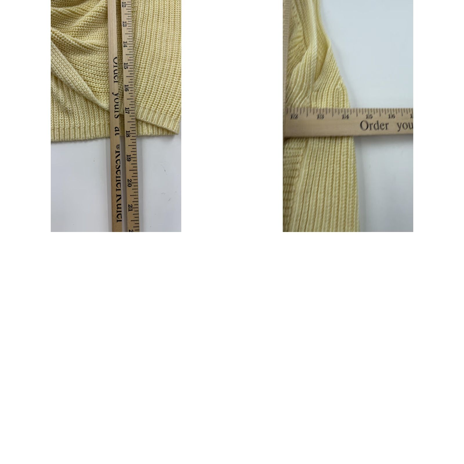 Vintage Gentle Fawn Sweater Womens Small Yellow Knit V Neck Twist Front Pullover Tank Top Size S / US 4 / IT 40 - 8 Thumbnail