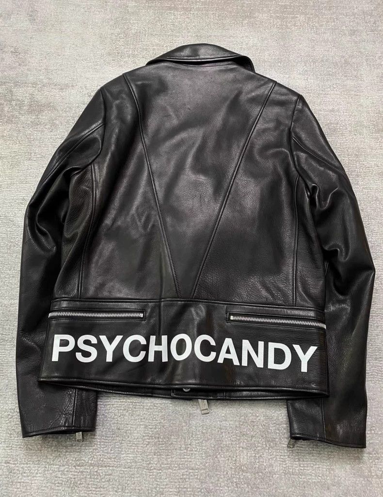 Undercover UNDERCOVER 14ss PsychoCandy slogan biker jacket 2506-Nextar Size US XL / EU 56 / 4 - 2 Thumbnail