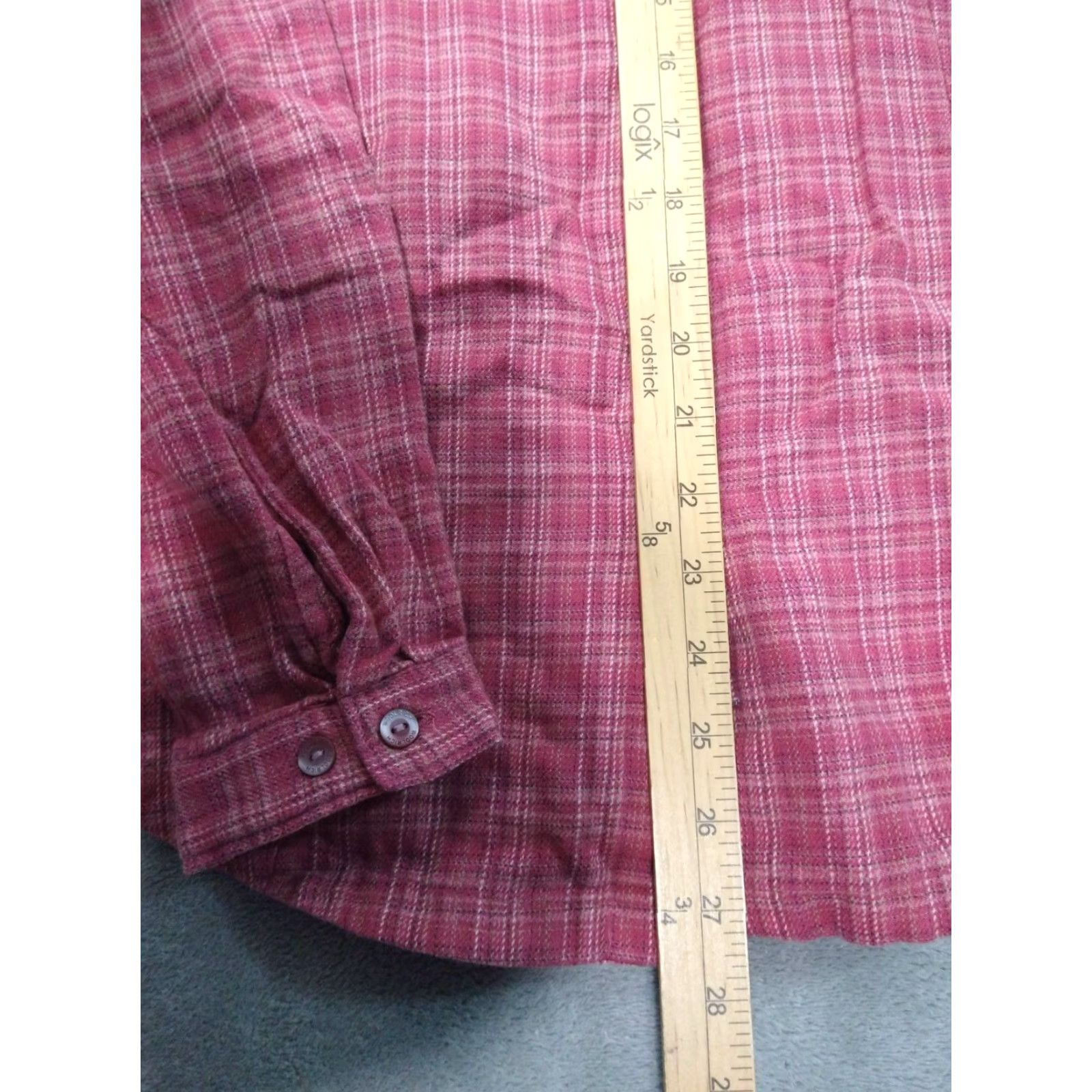Vintage Woolrich Shirt Womens XS Red Plaid Flannel Long Sleeve Button Down Cotton Size XS / US 0-2 / IT 36-38 - 4 Thumbnail