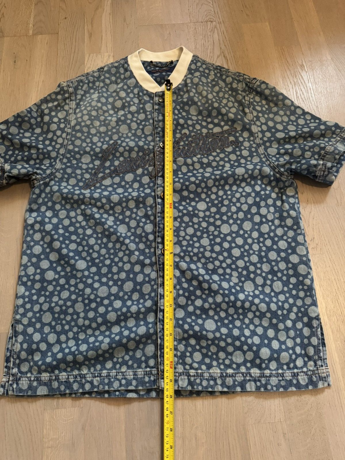 Louis Vuitton × Yayoi Kusama Louis Vuitton denim shirt see real tape measurements in phot Size US M / EU 48-50 / 2 - 7 Thumbnail