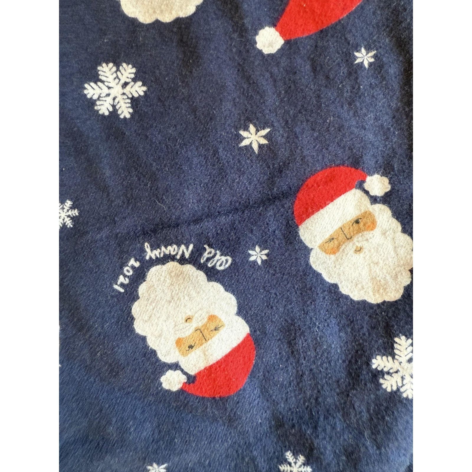 Old Navy Old Navy Pajama Pants Small Navy Flannel Santa Drawstring Size US 29 - 2 Thumbnail