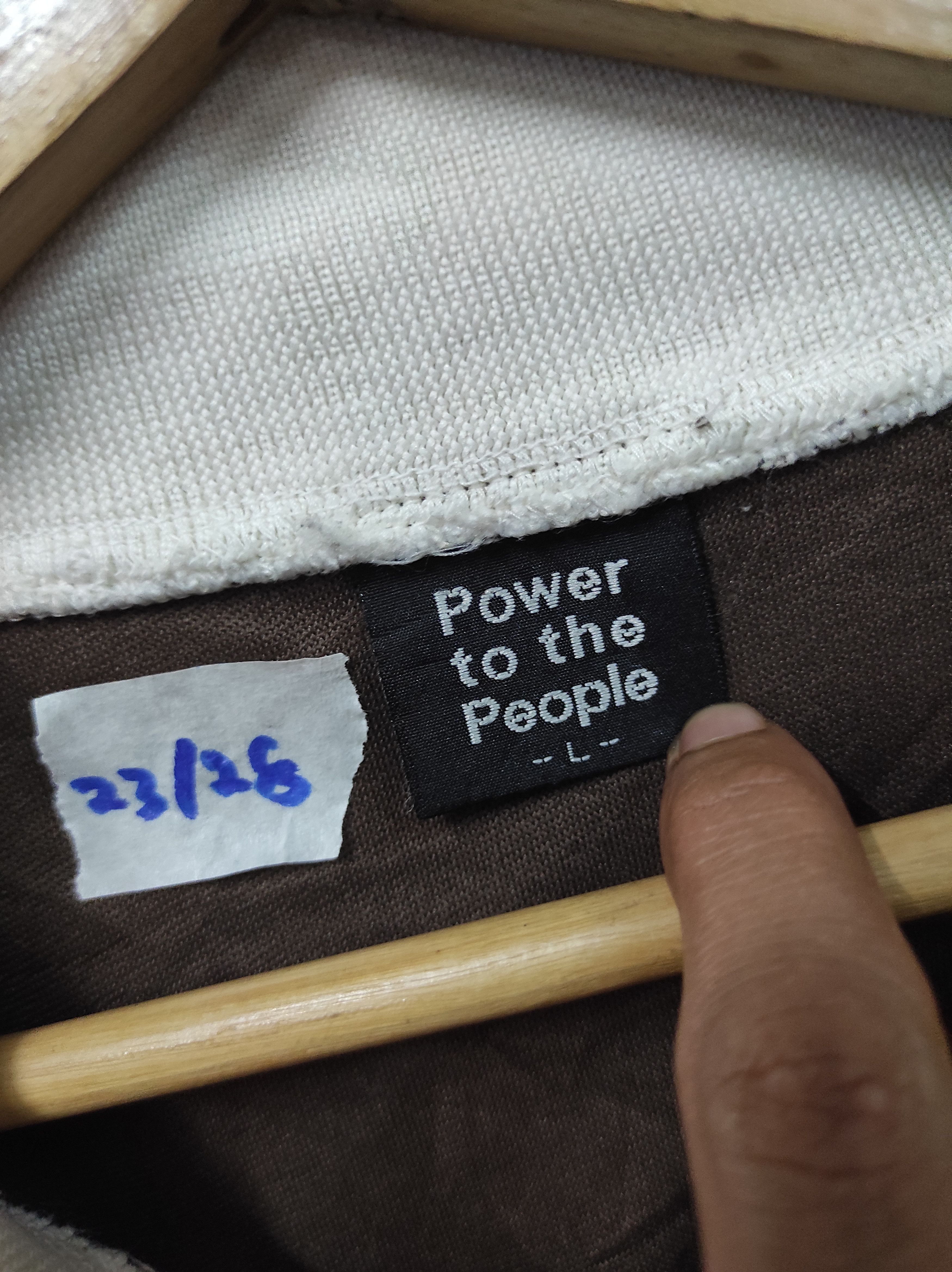 Japanese Brand POWER TO THE PEOPLE ROYAL SWEATER JACKET Size US L / EU 52-54 / 3 - 7 Thumbnail