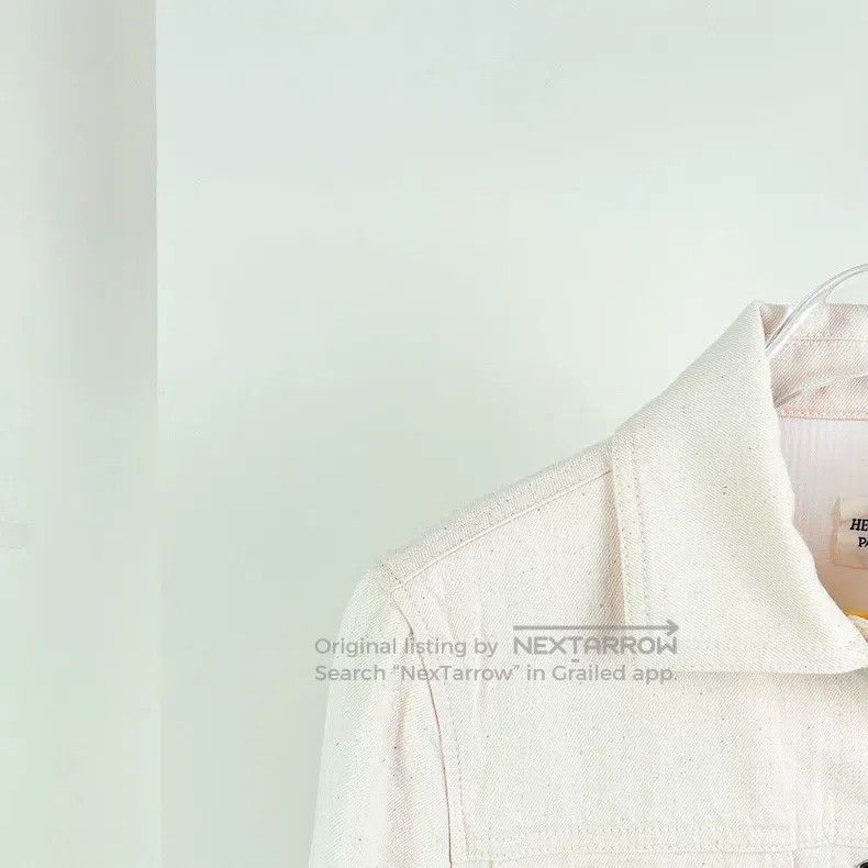 Hermes Hermes Beige Denim Jacket Size XS / US 0-2 / IT 36-38 - 3 Thumbnail