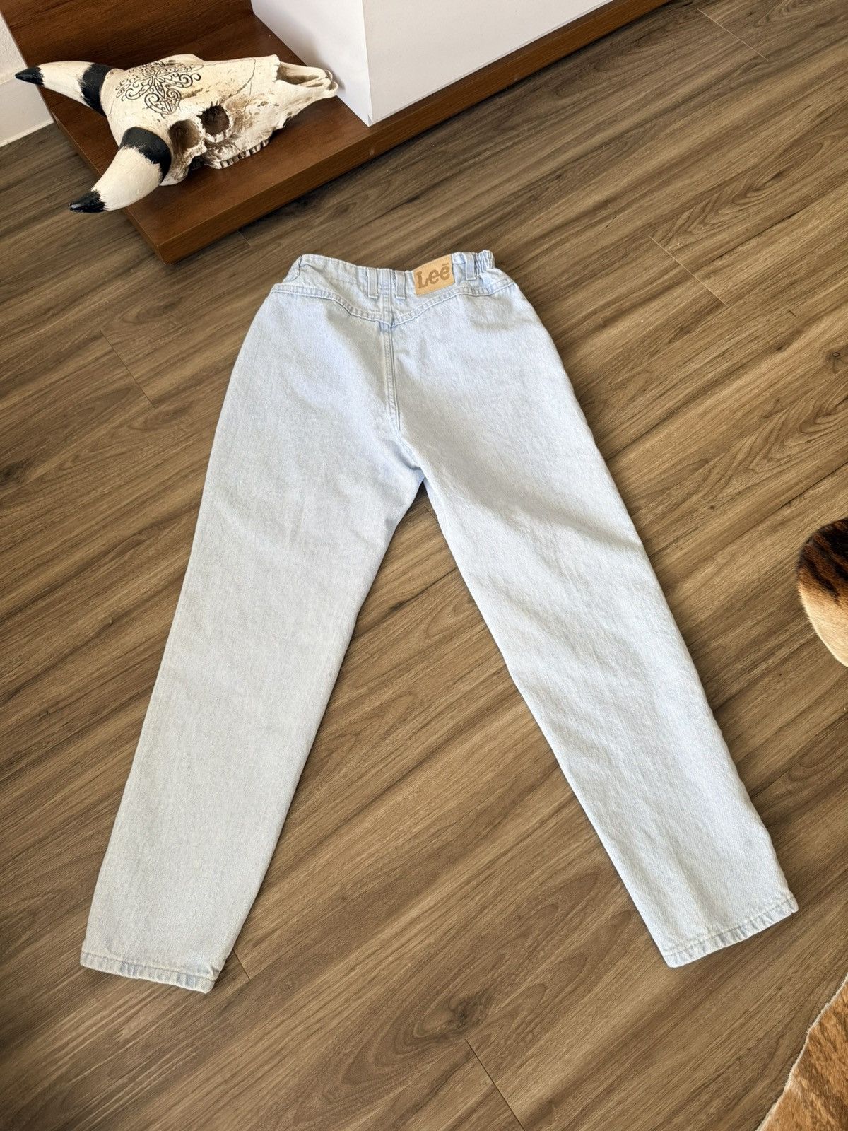 Lee Vintage Lee Jeans Womens 8 LightWash Blue High Rise Mom Size 30" / US 8 / IT 44 - 4 Thumbnail