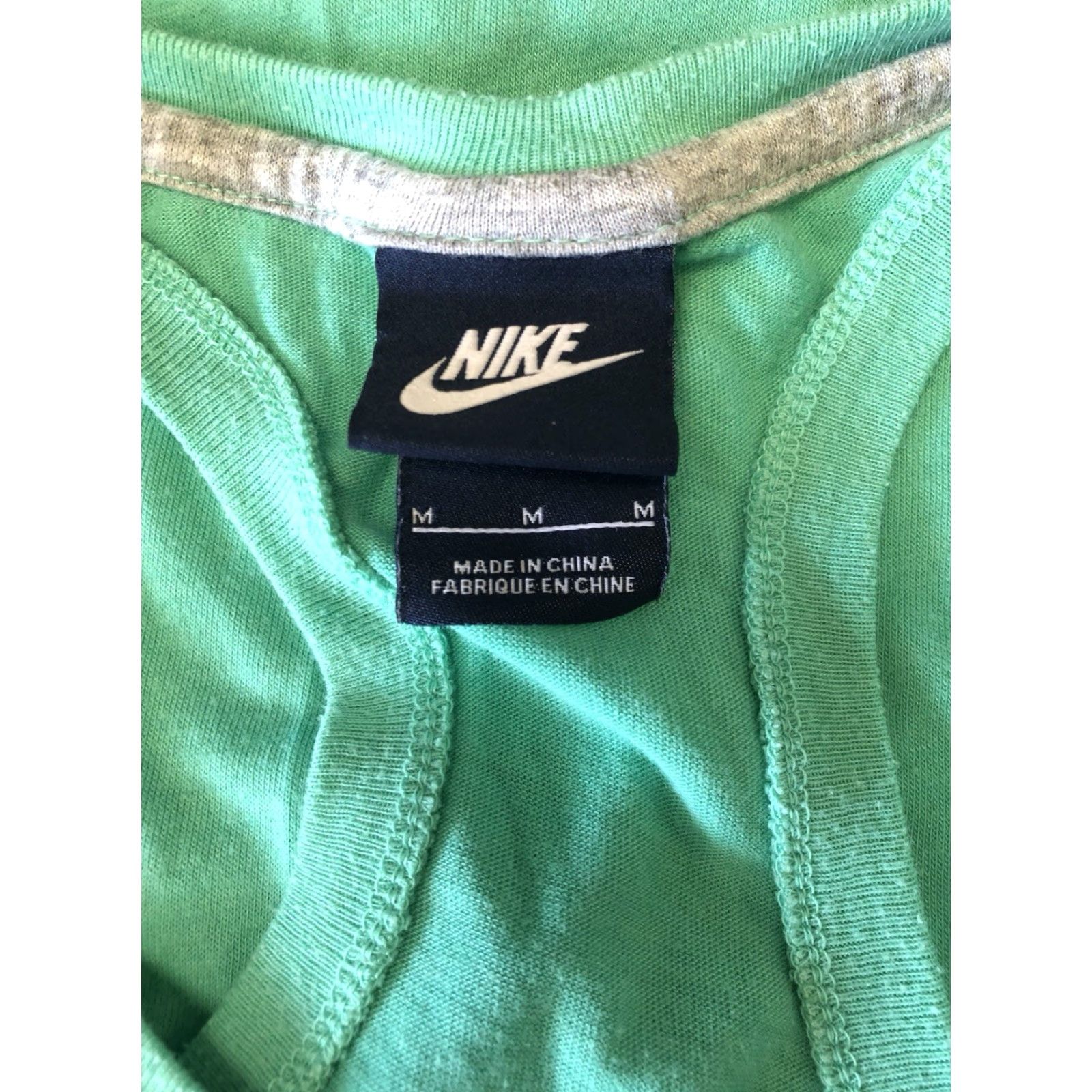Nike Nike Tank Top Women Medium Loose Fit Light Aqua Sport Activewear Sleeveless Racerback Shirt Size M / US 6-8 / IT 42-44 - 3 Thumbnail