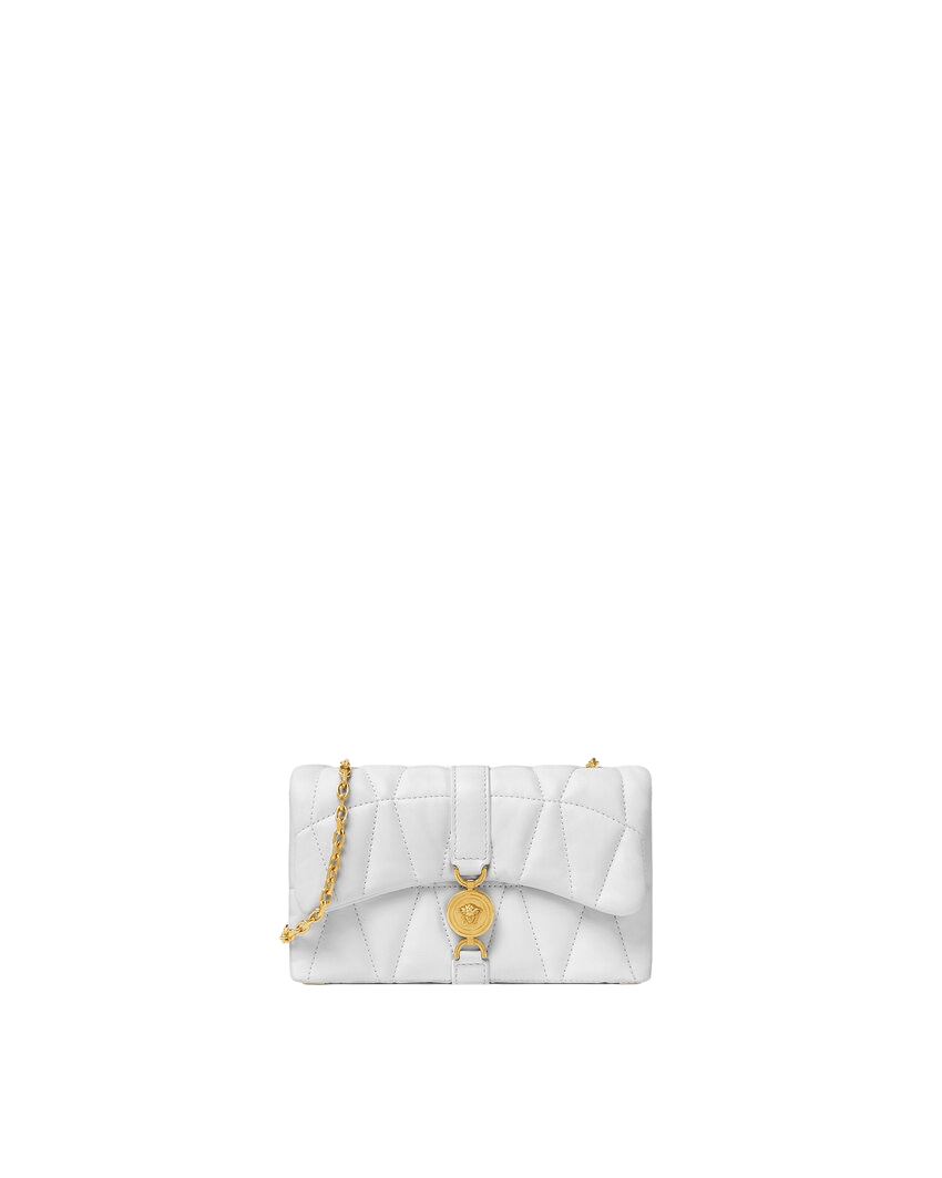 Versace VERSACE Kleio Mini White Quilted Leather Shoulder Bag New Size ONE SIZE - 1 Thumbnail