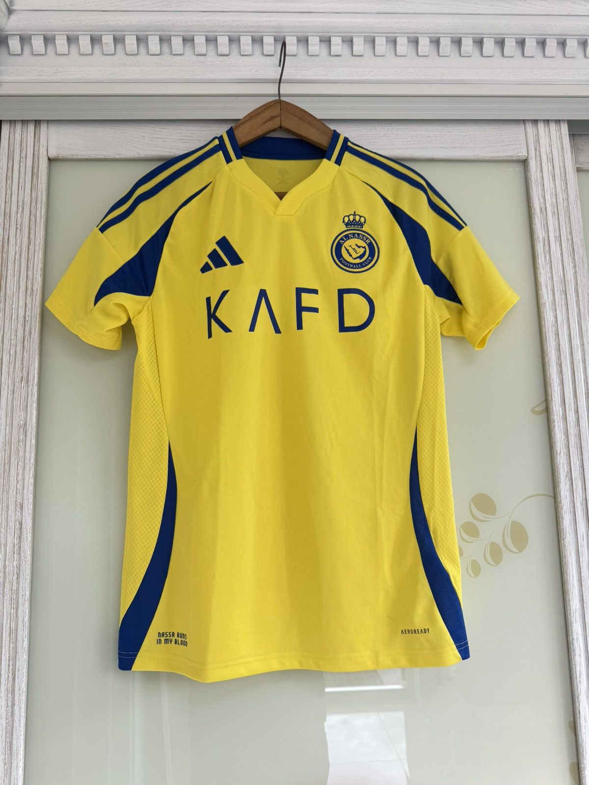 Adidas Ronaldo #7 Al Nassr 2024-2025 Home Soccer Jersey Kit Shirt Size US S / EU 44-46 / 1 - 10 Thumbnail