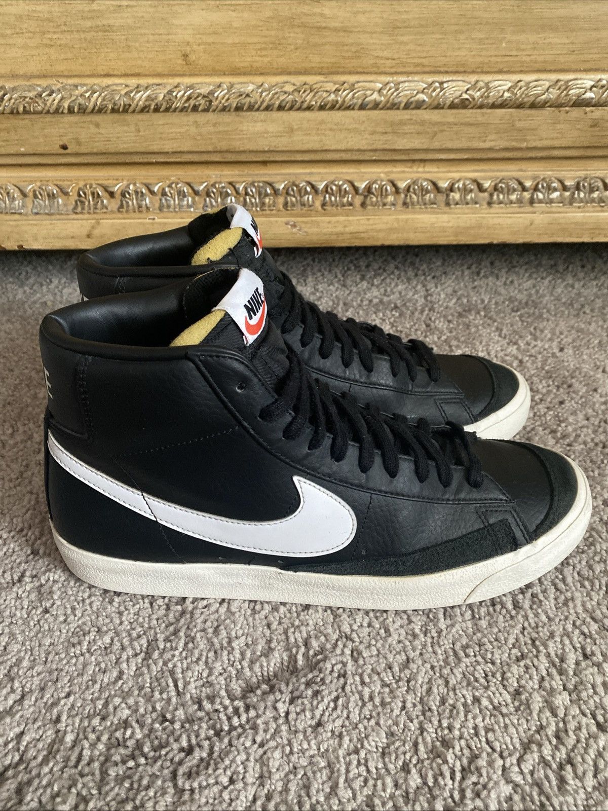 Nike Nike Blazer 77 Mid black vintage leather size 10.5 Size US 10.5 / EU 43-44 - 25 Thumbnail