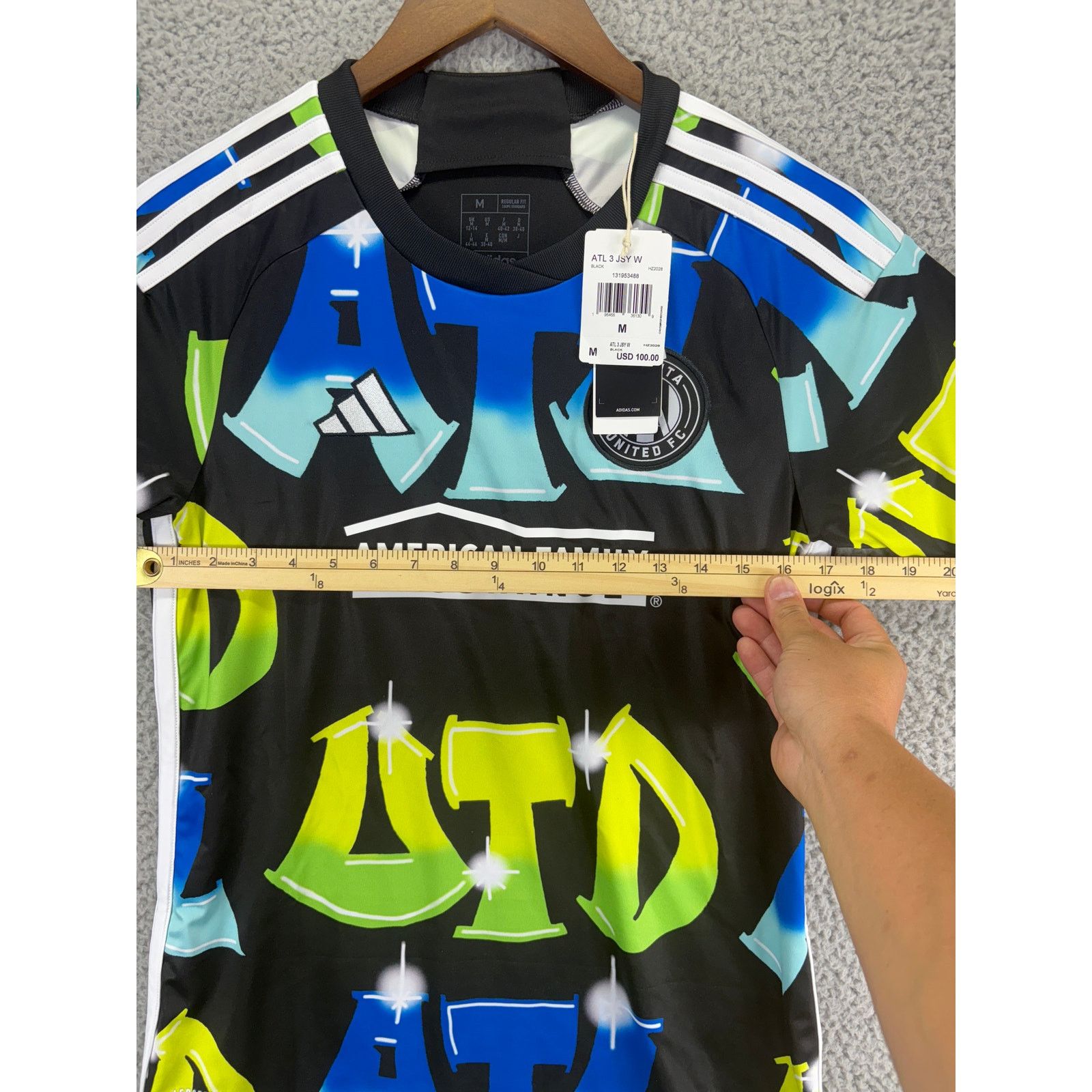 Adidas Adidas Atlanta United FC 23/24 Third Soccer Jersey Mens M Size US M / EU 48-50 / 2 - 1 Thumbnail