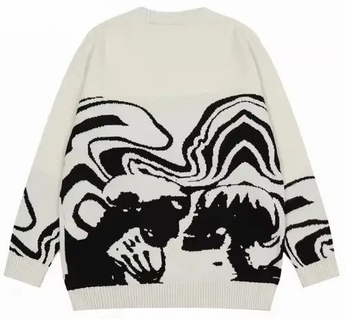 Japanese Brand Mizuki x Misao Skeletons In Love Knitted Sweater Pullover Size US L / EU 52-54 / 3 - 2 Thumbnail