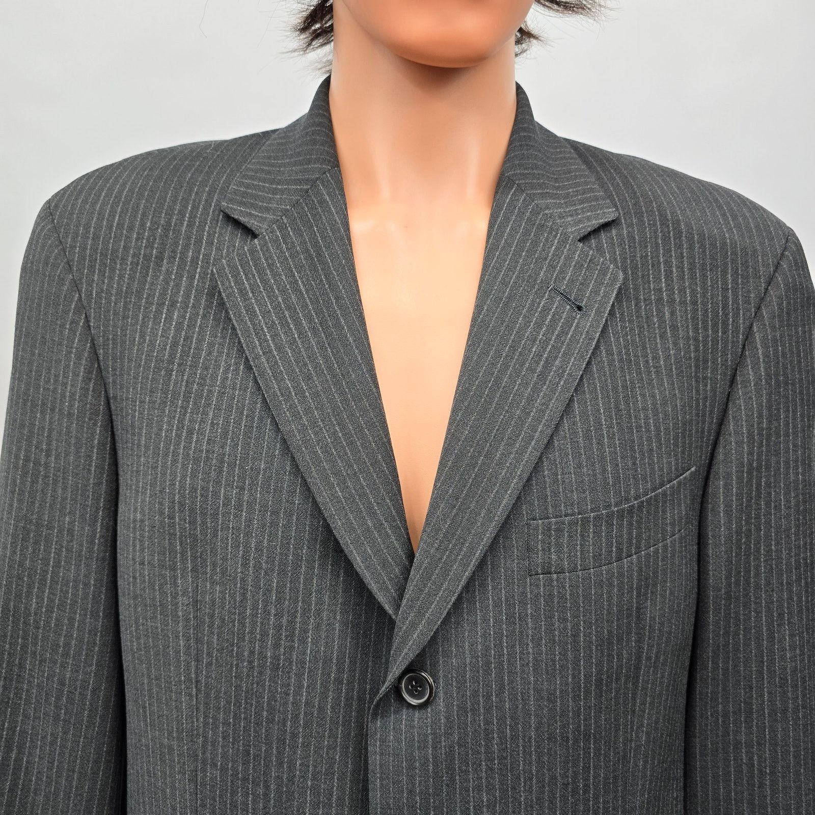 Hugo Boss × Vintage Hugo Boss Einstein Sigma Blazer Jacket Sport Coat 40R Stripe Size 40R - 2 Thumbnail