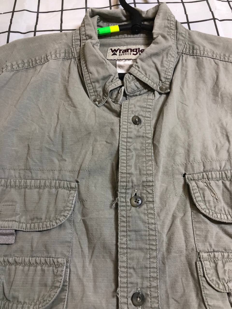 Wrangler STREETWEAR WRANGLER WESTERN Army Green Shirt Size US XL / EU 56 / 4 - 6 Thumbnail