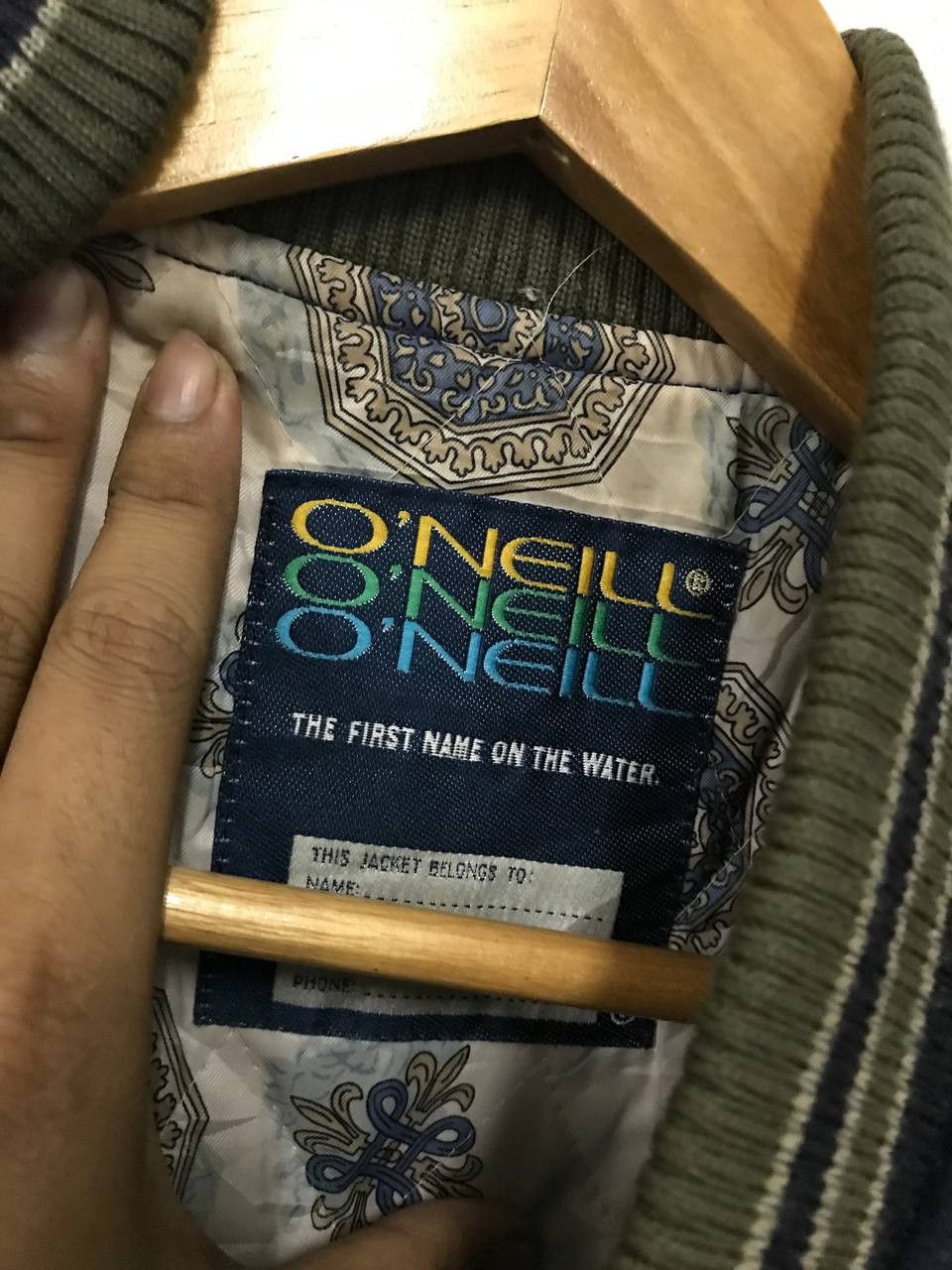O'Neill × Vintage VINTAGE 90S ONEILL VARSTY JACKET Size US L / EU 52-54 / 3 - 4 Thumbnail