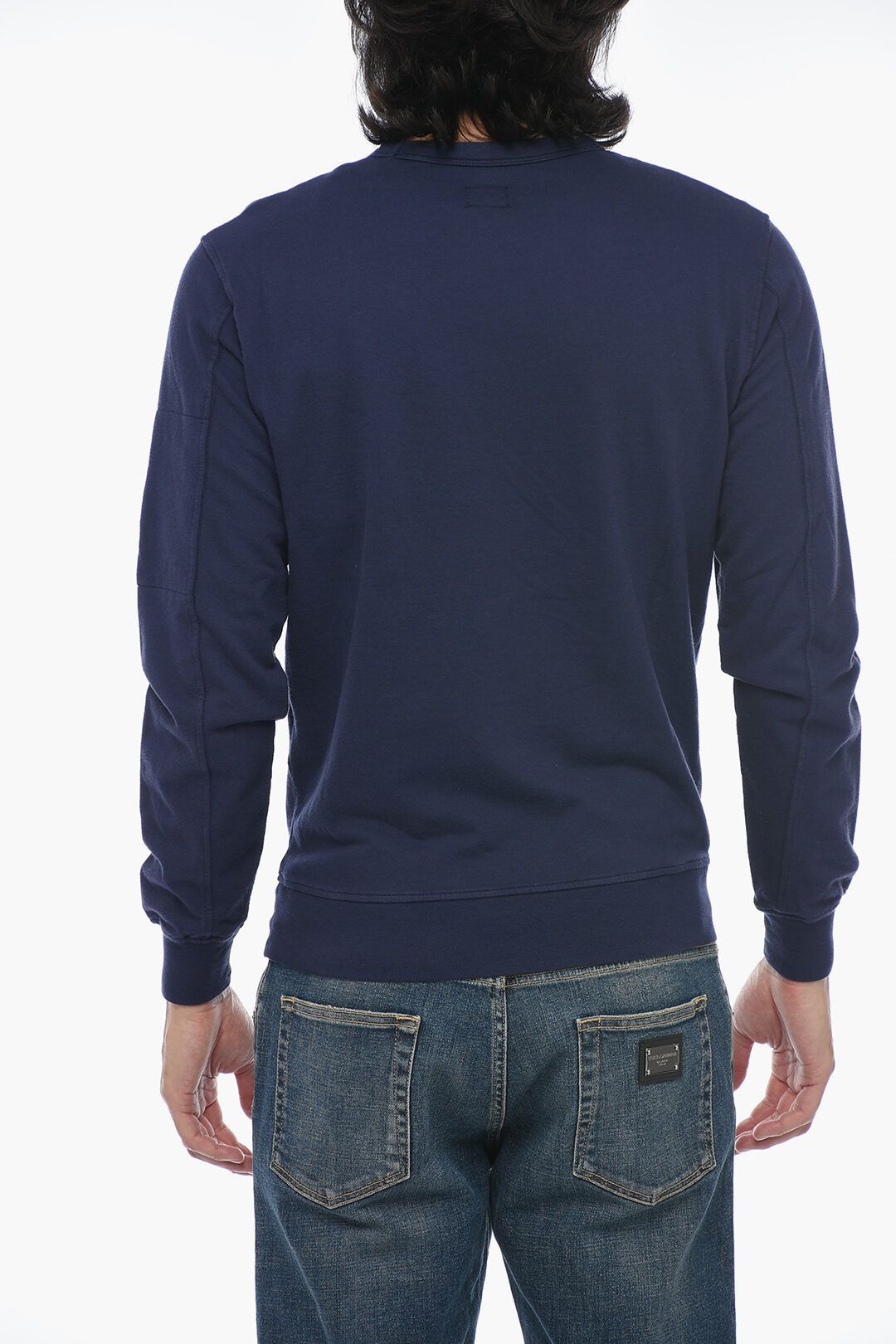 C.P. Company og1mm1024 Crewneck Sweatshirt in Blue Size US S / EU 44-46 / 1 - 2 Thumbnail