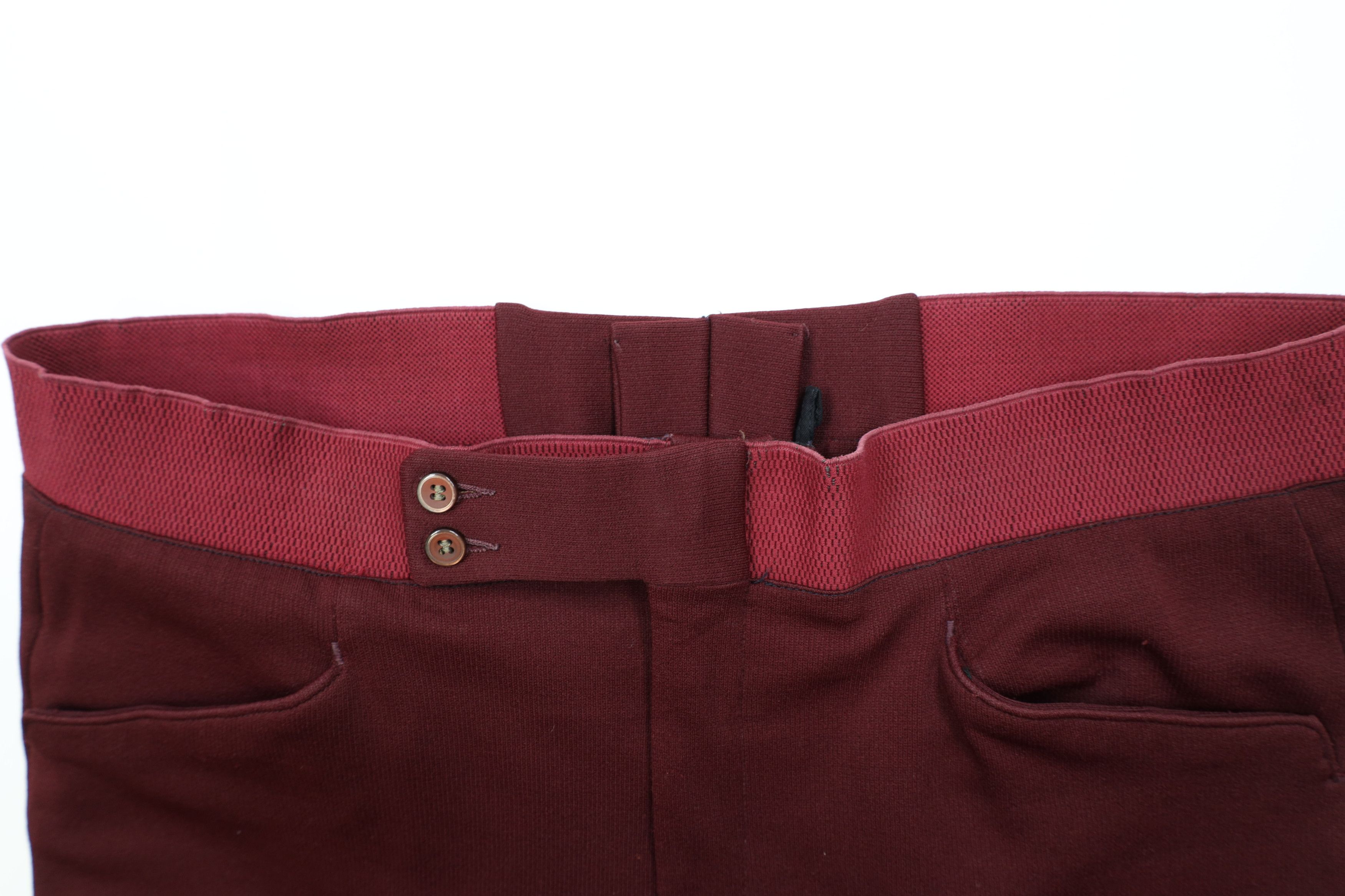 Vintage Vintage 70s Streetwear Knit Wide Leg Chino Pants Red USA Size US 36 / EU 52 - 8 Thumbnail