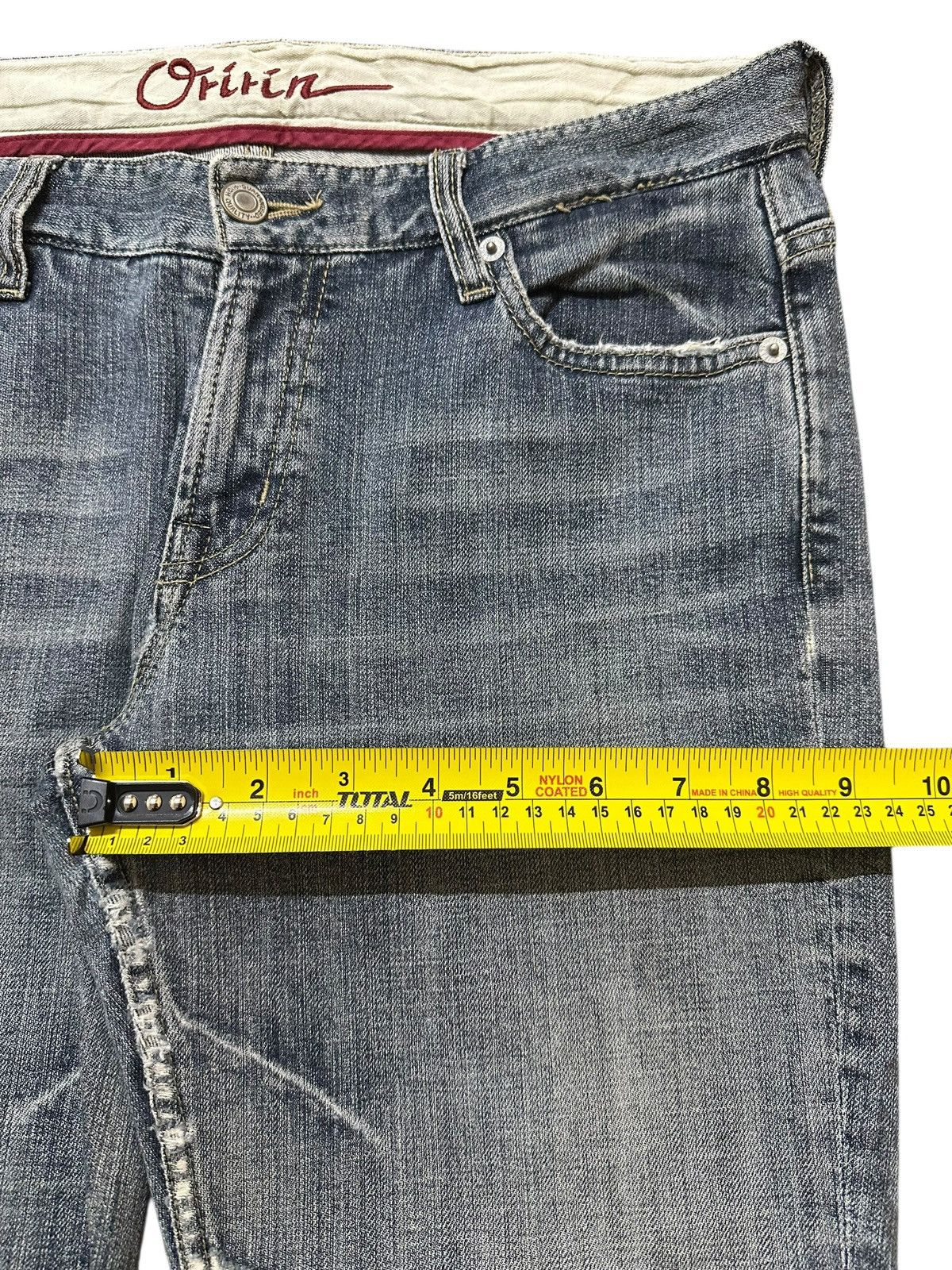 Japanese Brand Vintage Japanese Brand Blue Faded Wash Style Baggy Jeans Size US 31 - 13 Thumbnail